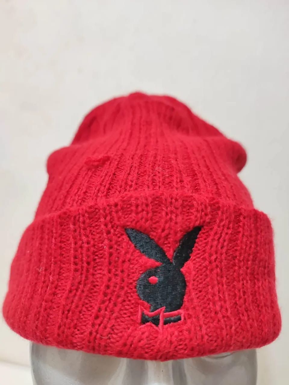 Other Playboy Red Beanie Hats Size ONE SIZE - 2 Thumbnail