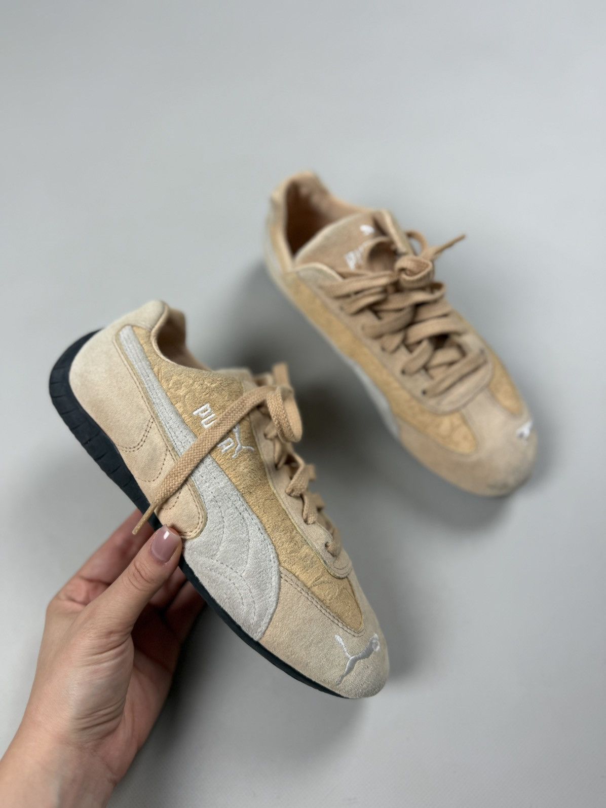 Puma Puma Speedcat Vintage Ladies Suede Low Top Sneakers Shoes Size US 6.5 / IT 36.5 - 6 Thumbnail