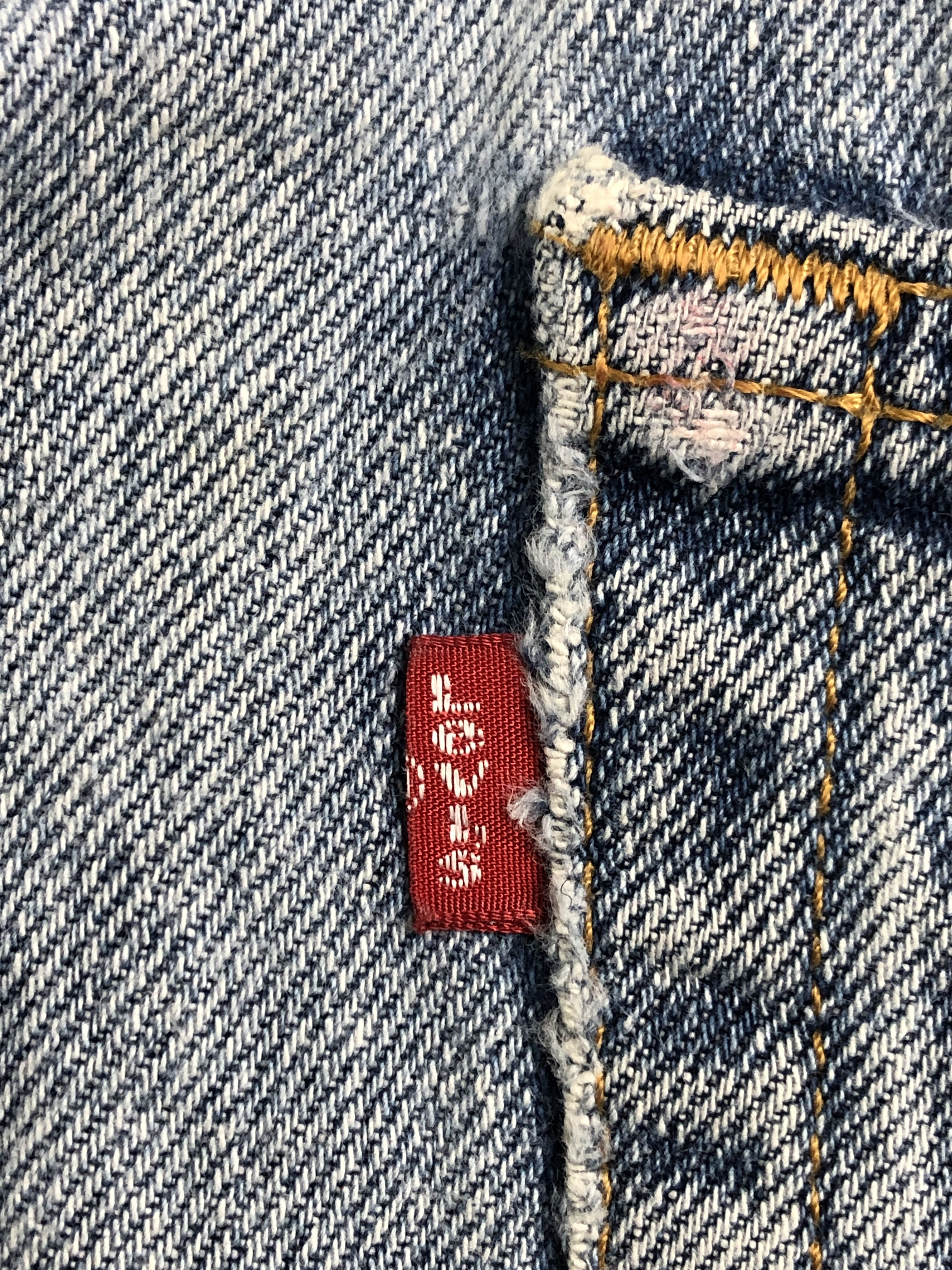 Levi's Vintage Levis 505 Faded Blue Jeans DP2478 Size US 39 - 7 Thumbnail