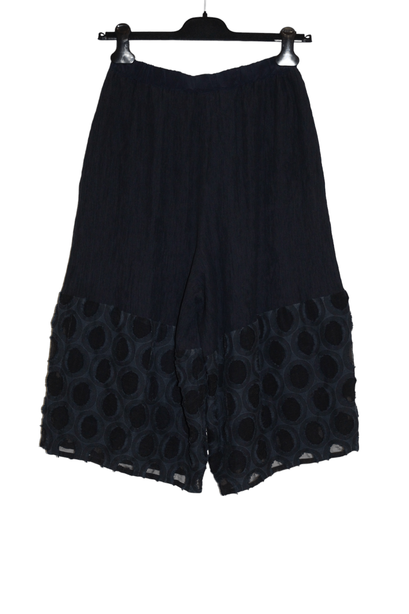 gomme GOMME by Maki Hiroshige Atelier Layered Cropped Plisse Pants Size US 32 / EU 48 - 2 Thumbnail