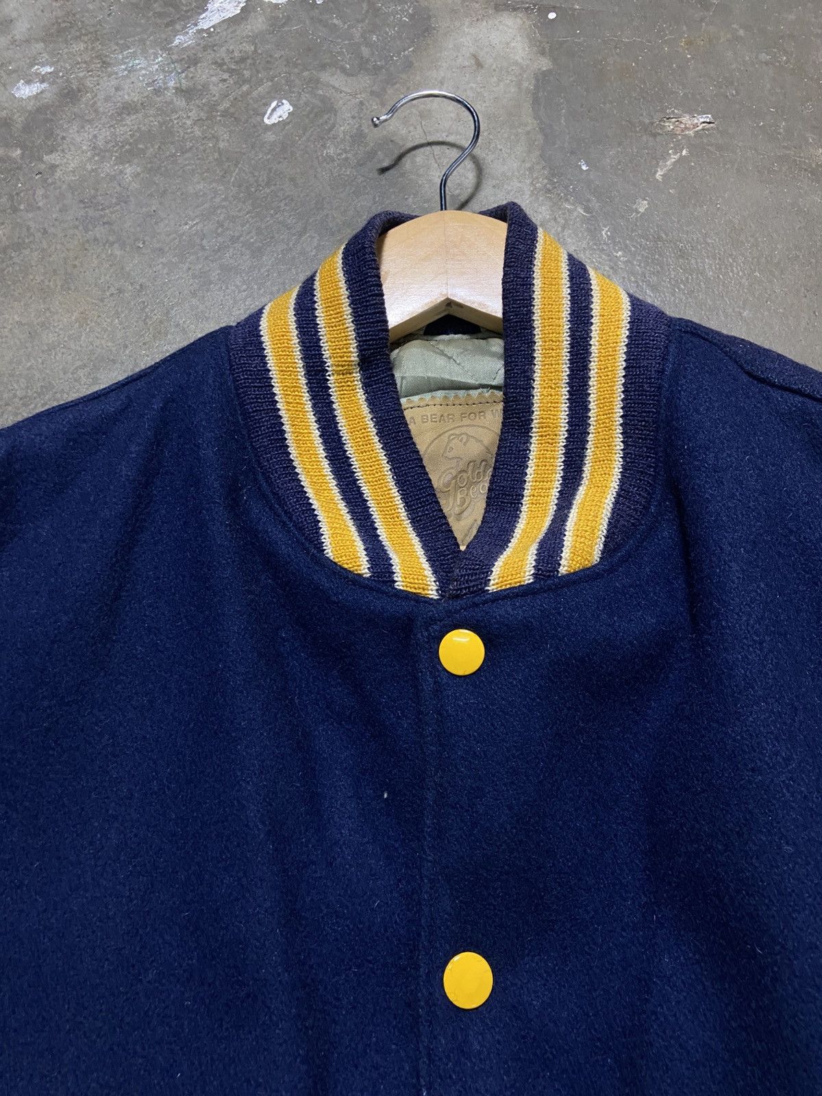 Golden Bear Vintage 90s Golden Bear Wool-Leather Varsity Jacket Size US L / EU 52-54 / 3 - 8 Thumbnail