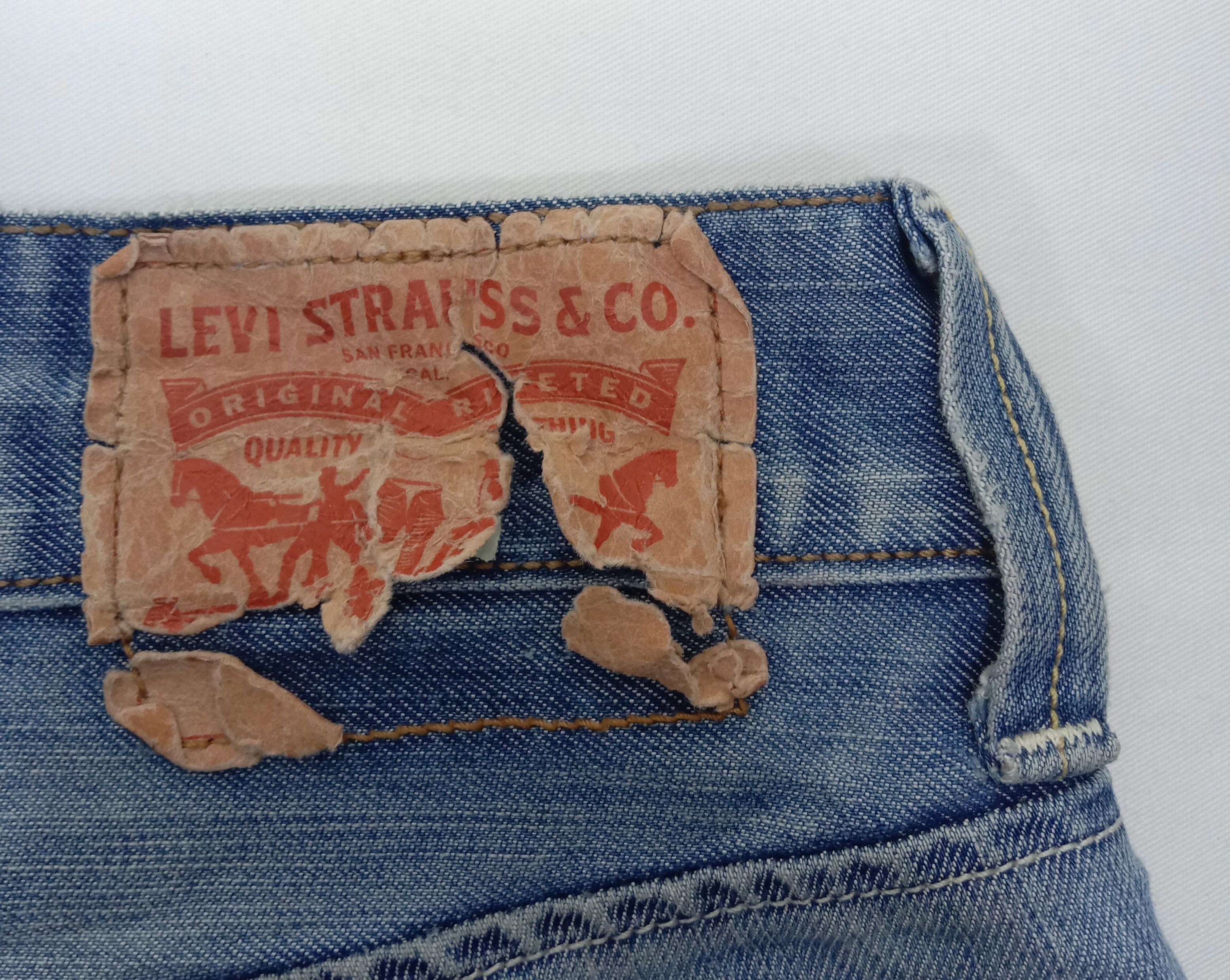 Levi's Vintage Levi's 663 Blue Wash Jeans Size 33" - 15 Thumbnail