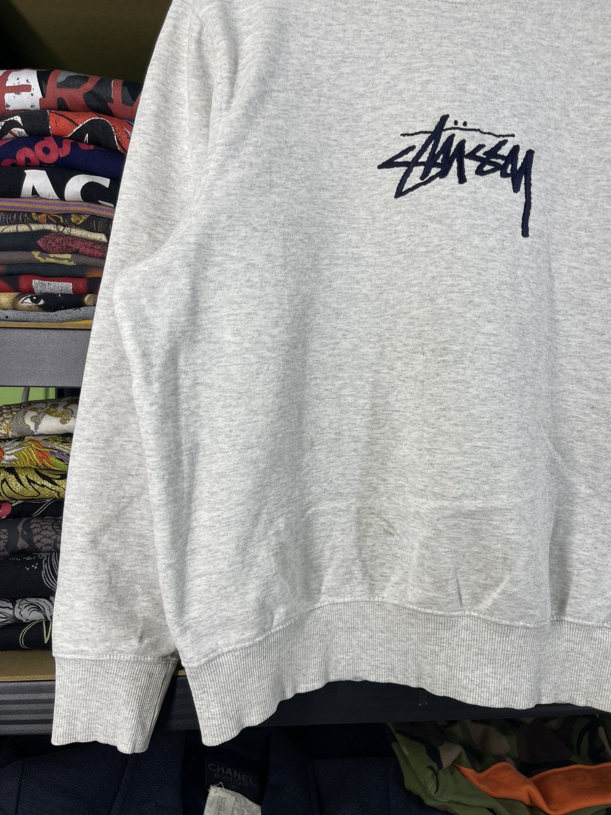 Stussy Vintage Stussy Stock Applique Embroidered Logo Sweatshirt Size US S / EU 44-46 / 1 - 4 Thumbnail