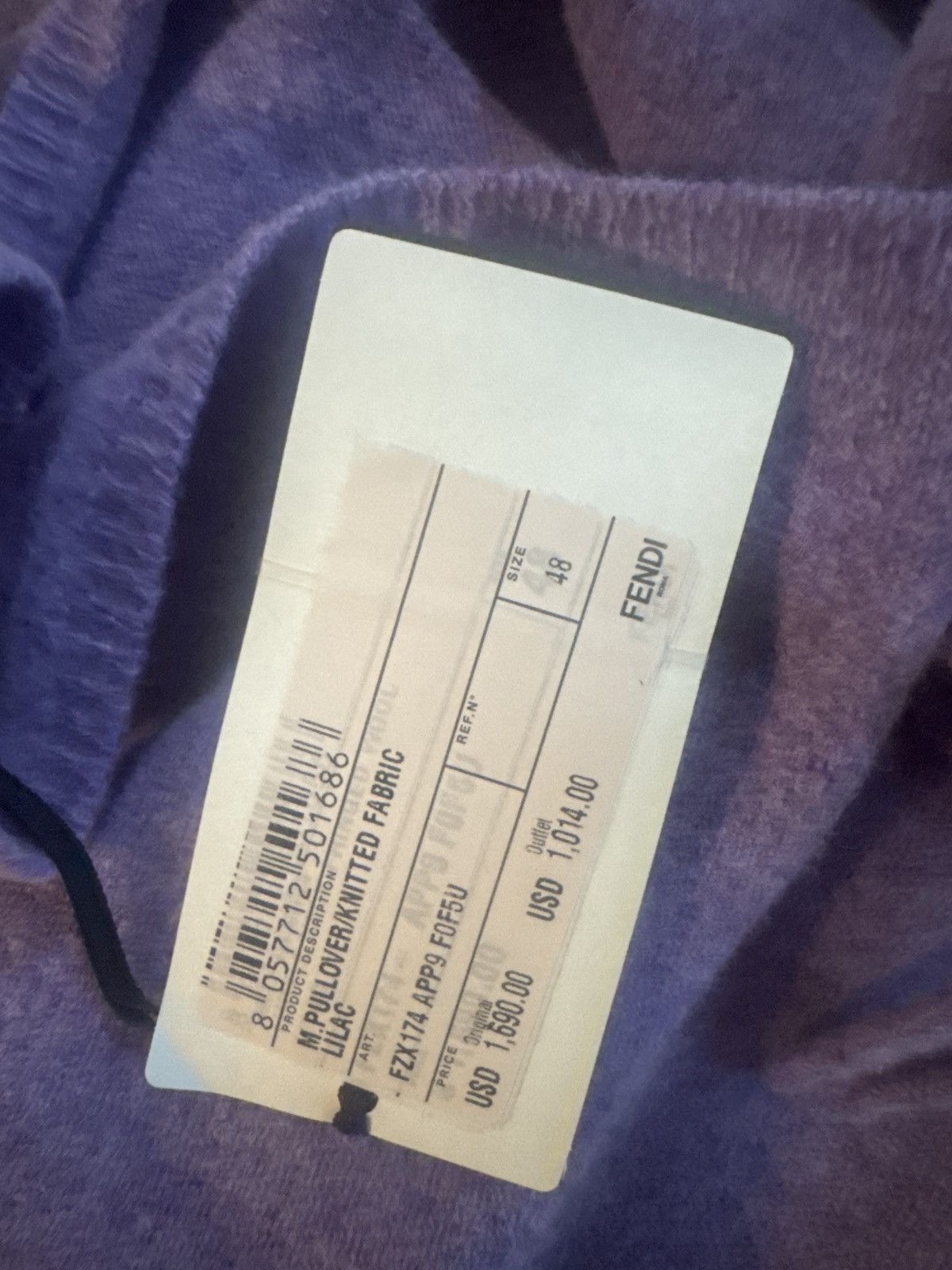 Fendi Fendi turtle neck oversized new with tag- unisex Size XL / US 12-14 / IT 48-50 - 8 Thumbnail