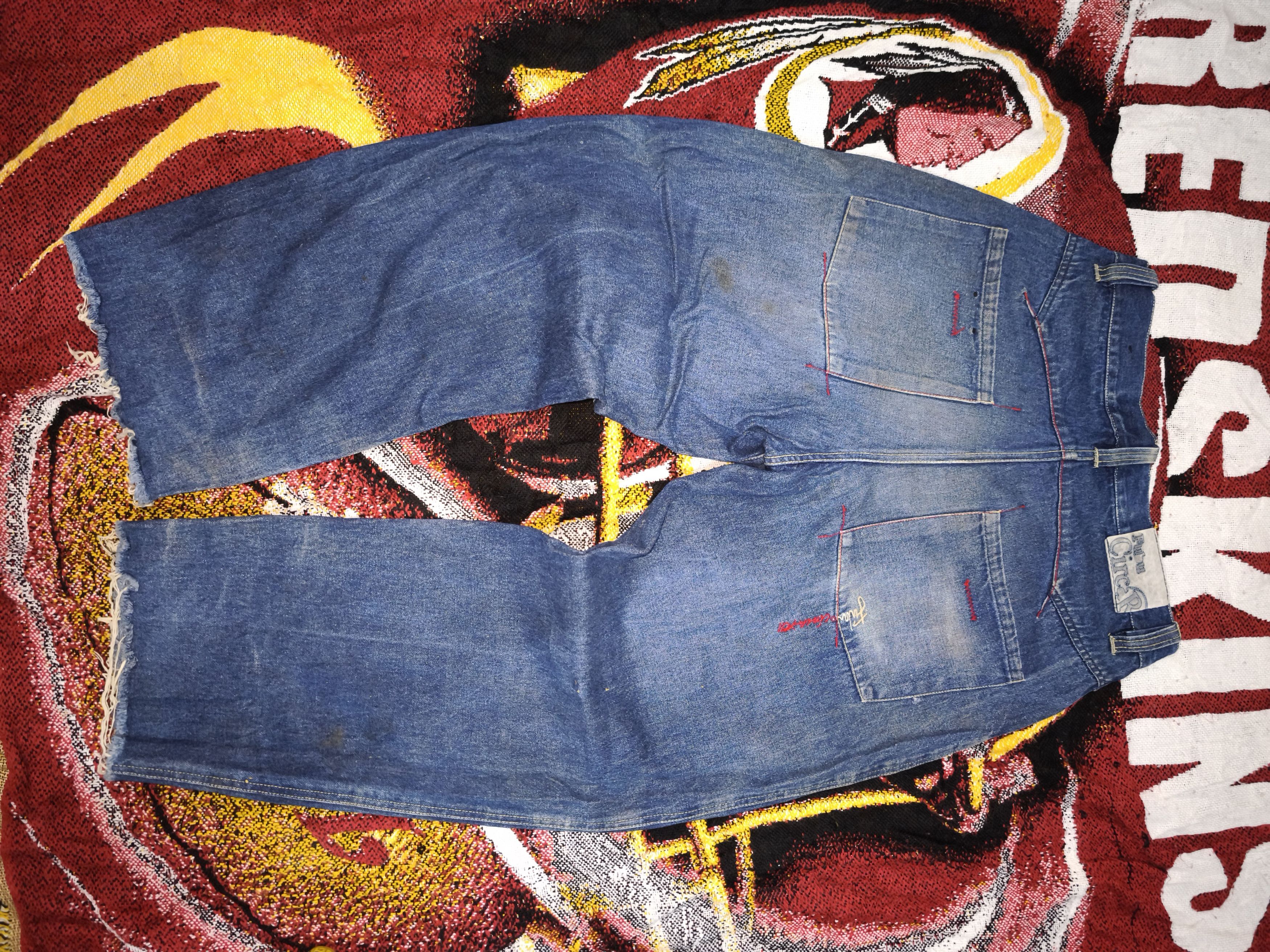 Fubu × Vintage Vintage Fubu Circa Jeans Men Blue Baggy Tappered Denim Size US 32 / EU 48 - 7 Thumbnail