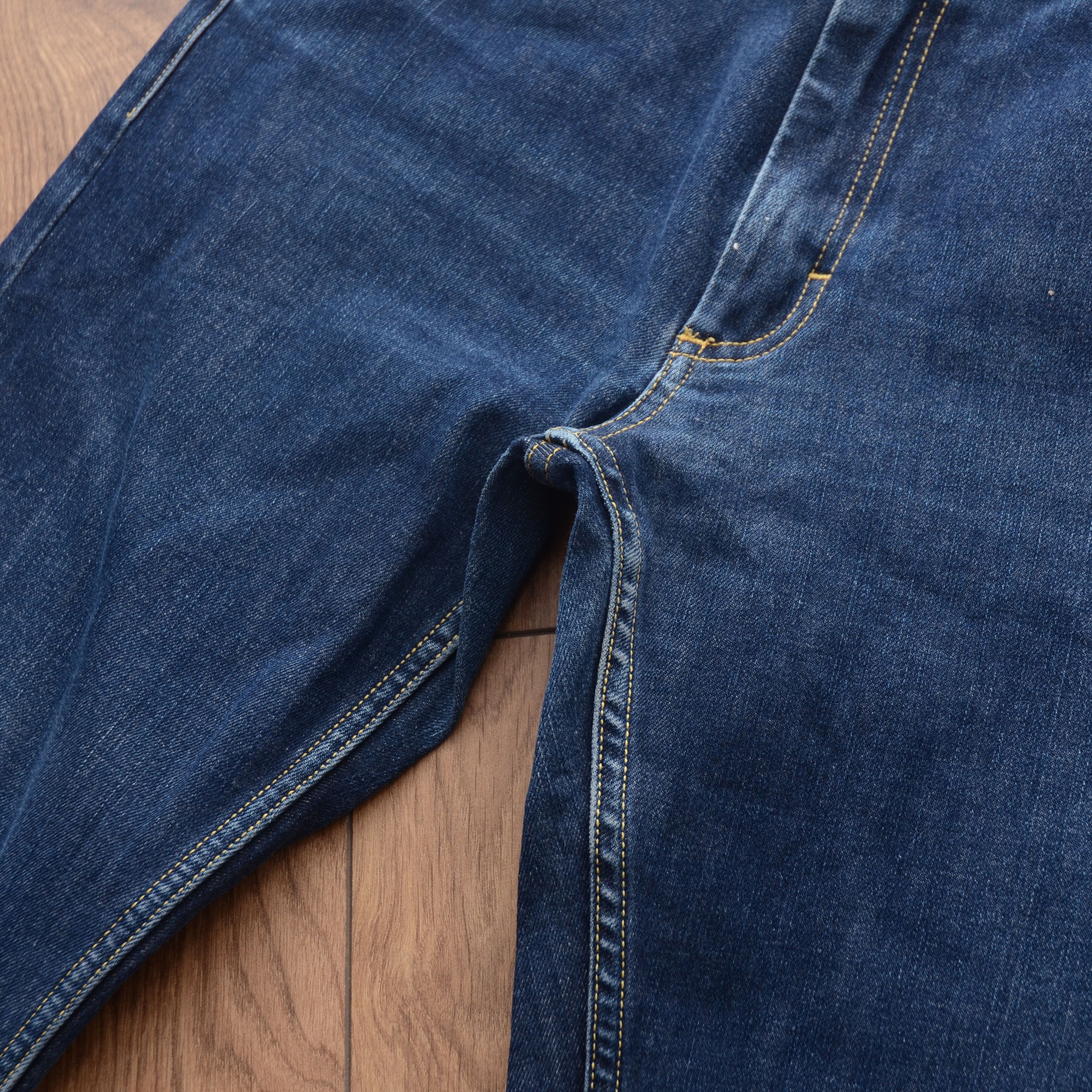 Acne Studios Acne Studios Flex S Wet Blue Denim Jeans 31x34 Stretch Size 31" - 12 Thumbnail