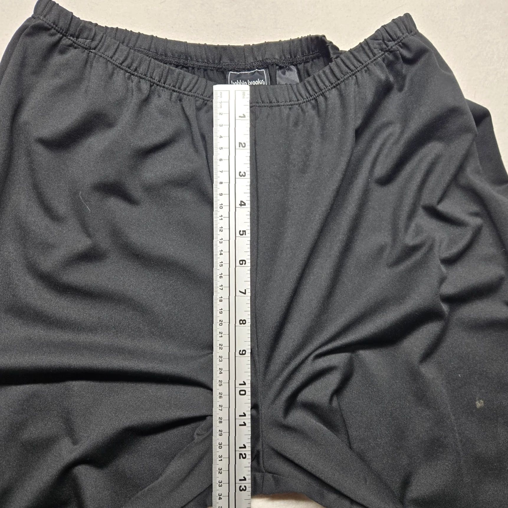Vintage Bobbie Brooks Pants Women's L Black Knit Solid Ankle Pull On Elastic Waist Casual 90s? (No, vintage: No) Size 36" / US 14 / IT 50 - 5 Thumbnail