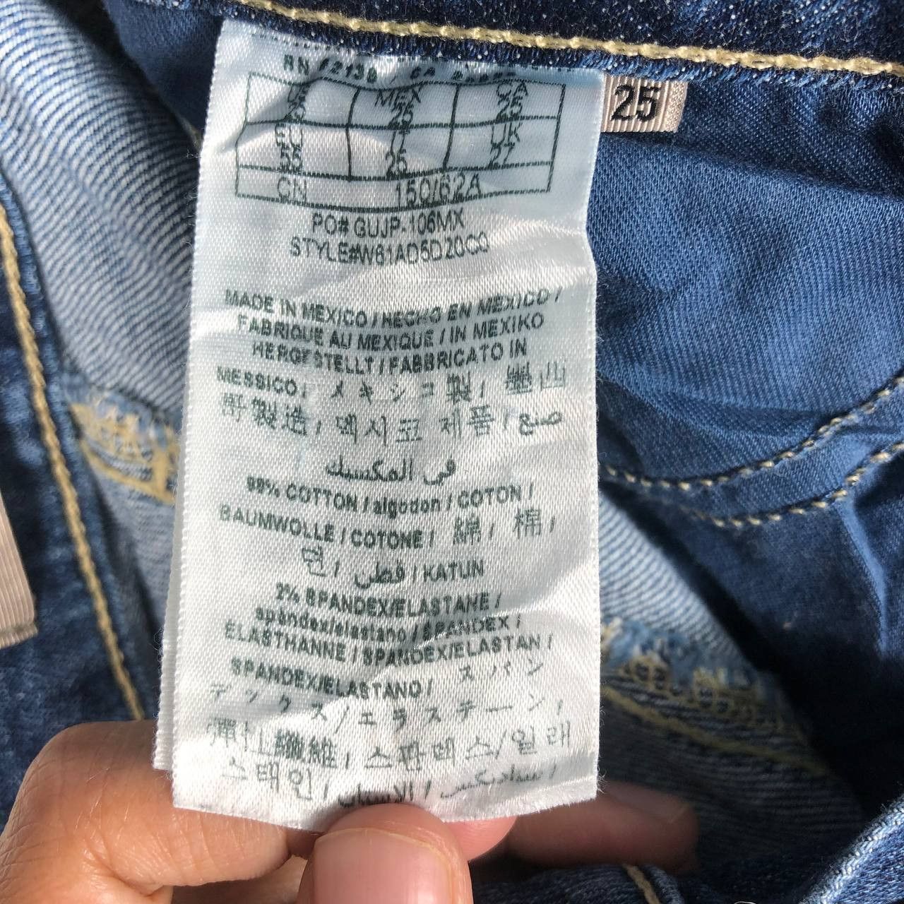 Guess Vintage Guess Women Jeans denim Size 25" / US 0 / IT 36 - 12 Thumbnail