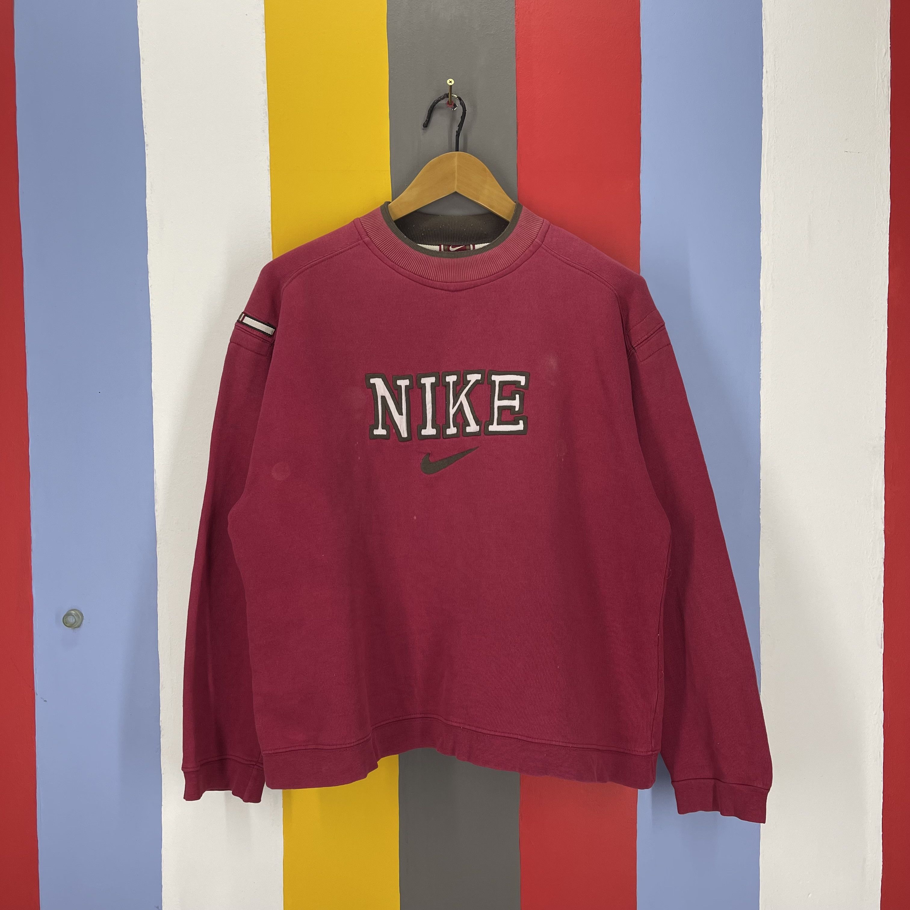 Nike 90s Vintage NIKE SILVER LABEL Crew Neck Sweatshirt #1722/06 Size US M / EU 48-50 / 2 - 1 Thumbnail