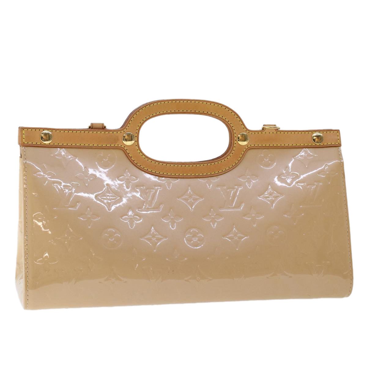 Handbags Louis Vuitton Louis Vuitton Damier Ebene Sac Plat Hand Bag N51140 LV Auth AM4744