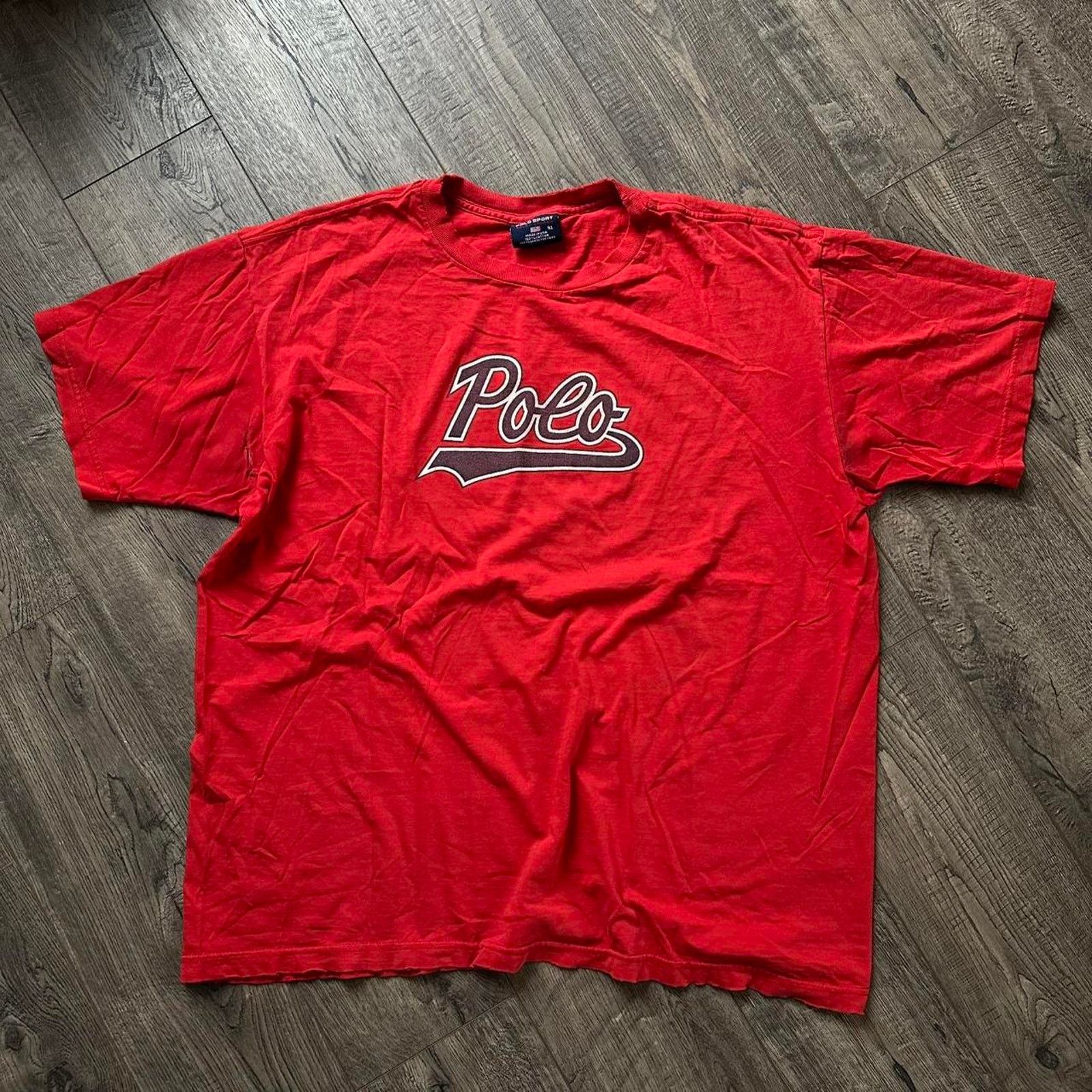 Polo Ralph Lauren Vintage 90s Faded Polo Ralph Lauren Sport Logo Graphic Tee Size US XL / EU 56 / 4 - 2 Thumbnail