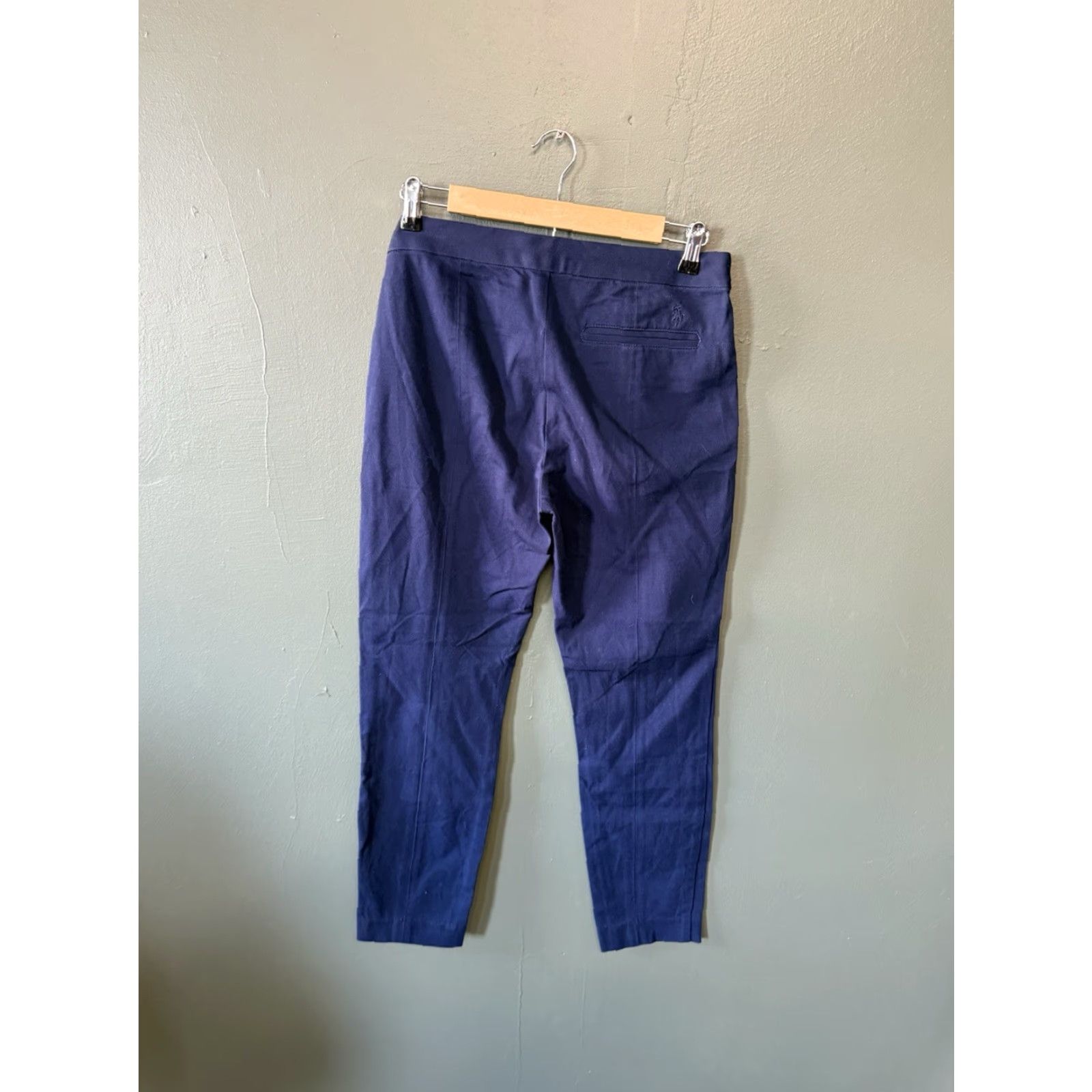 Ralph Lauren Polo Ralph Lauren Womens Blue Golf Cropped Pull On Pants Size 6 Size 28" / US 6 / IT 42 - 2 Thumbnail