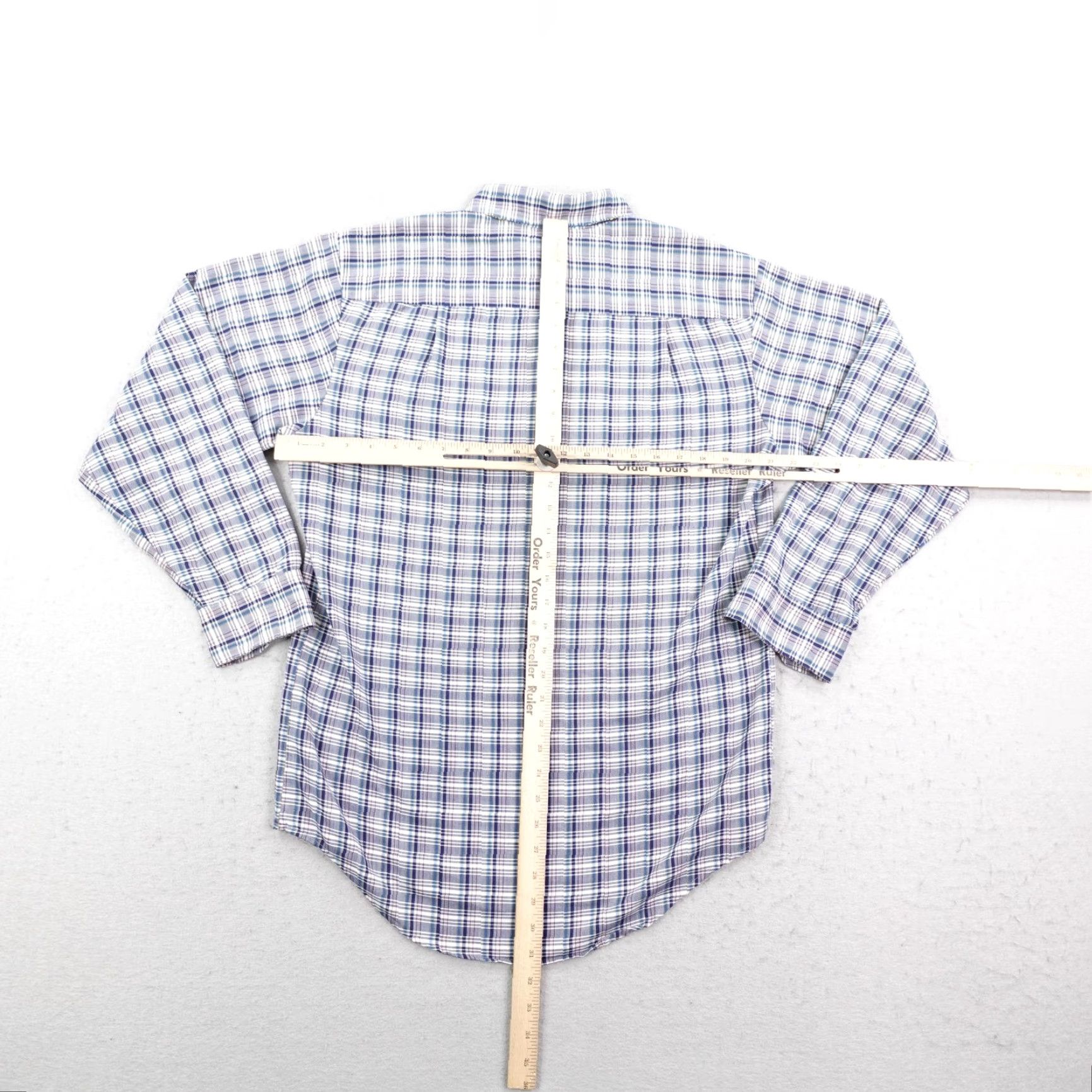 Vintage VINTAGE Big Mac Shirt Mens M Blue White Plaid JC Penney Button Up 80s Shirt Mens Blue White Plaid JC Penney Button Up 80s Size US M / EU 48-50 / 2 - 4 Thumbnail