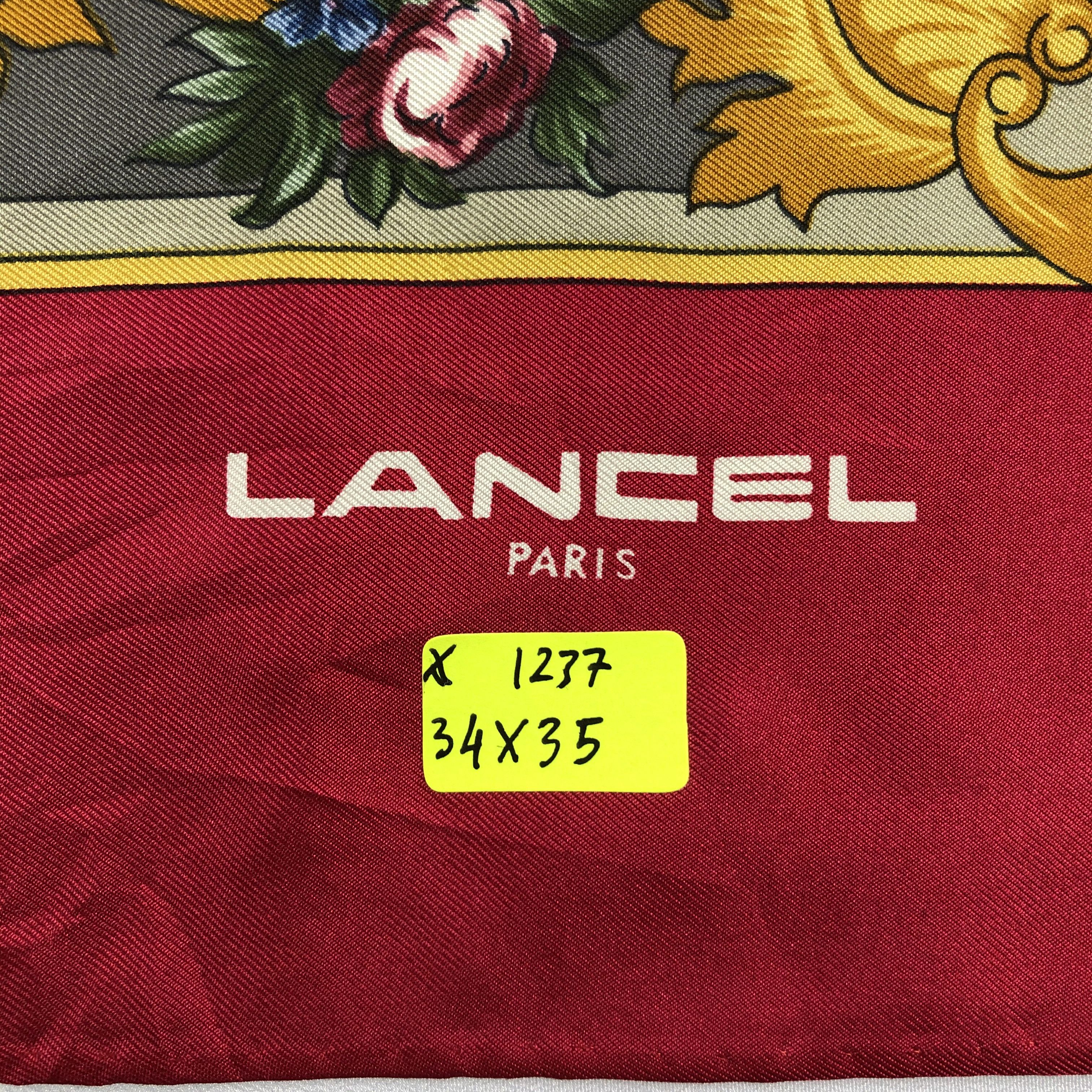 Lancel Vintage Lancel Silk Scarf Size ONE SIZE - 6 Thumbnail