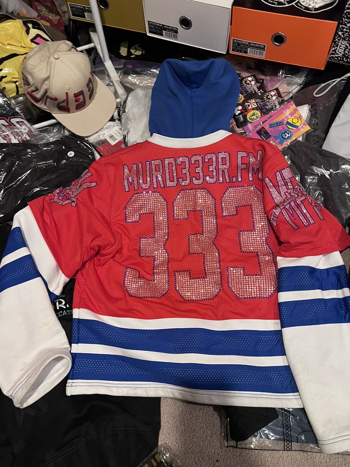 murd333r.fm Hockey Jersey | Swamp Angels Syndicate | Murd333r.fm Size US S / EU 44-46 / 1 - 2 Thumbnail