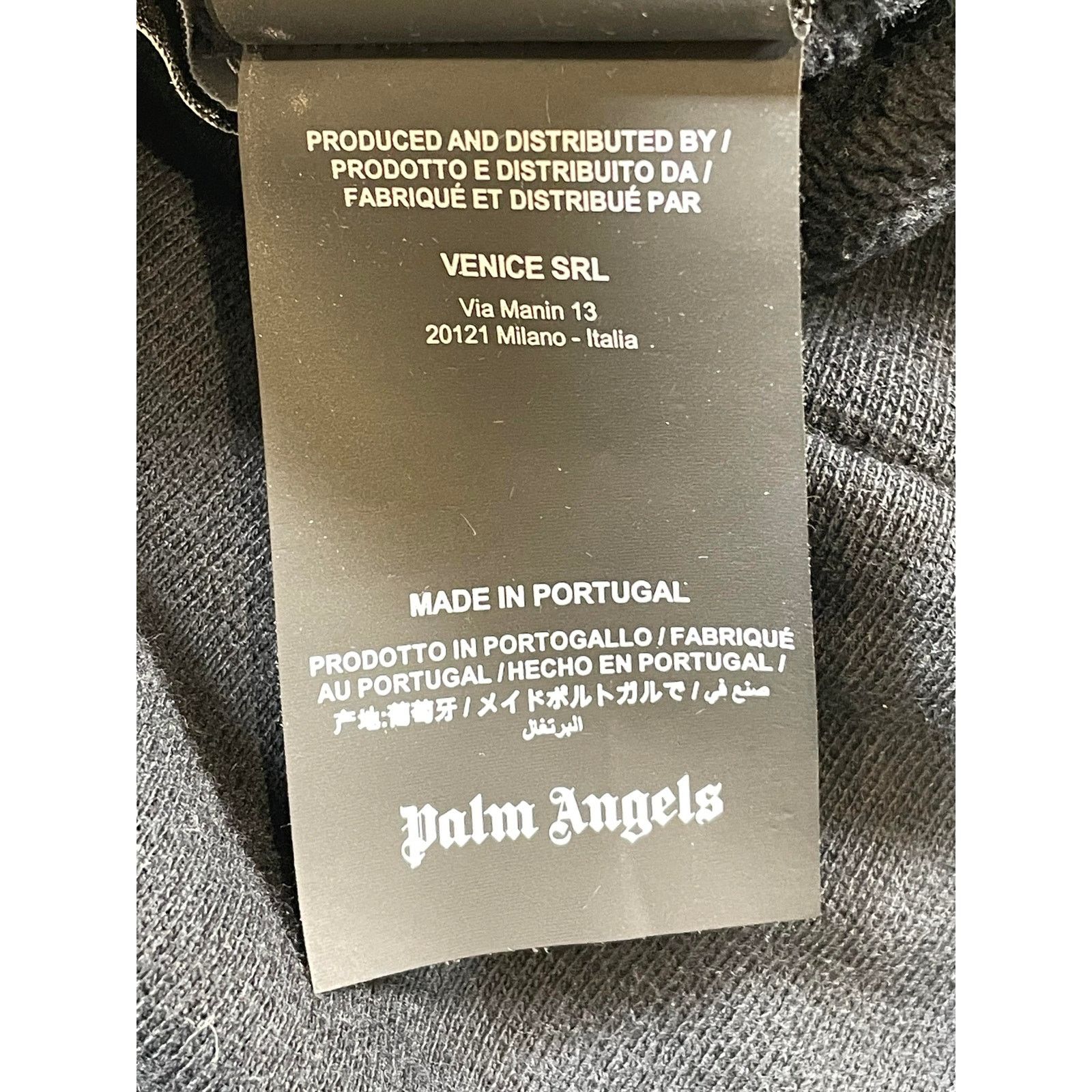 Palm Angels Palm Angels Spray Black & Yellow Hoodie Size US XXS / EU 40 - 4 Thumbnail
