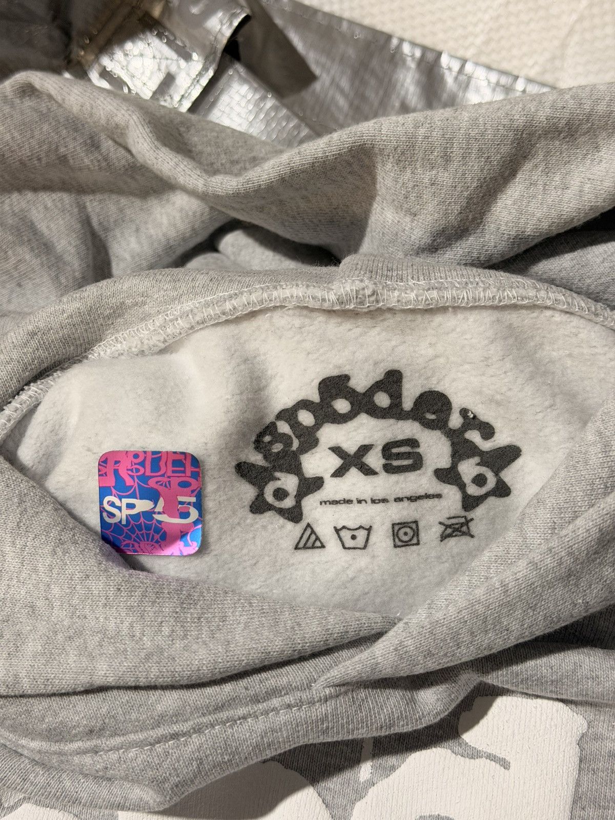 Sp5der OG WEB HEATHER GREY HOODIE XS Size US XS / EU 42 / 0 - 7 Thumbnail
