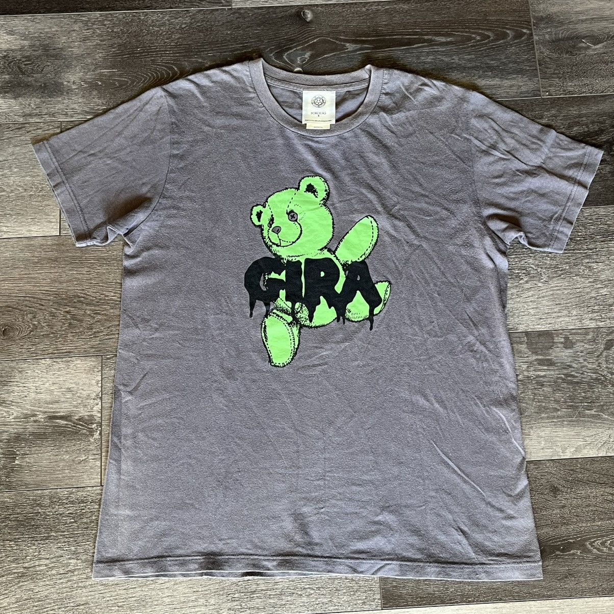 FOROURS Undercover Gyakusou Kira Bear Graphic Logo Tee Shirt