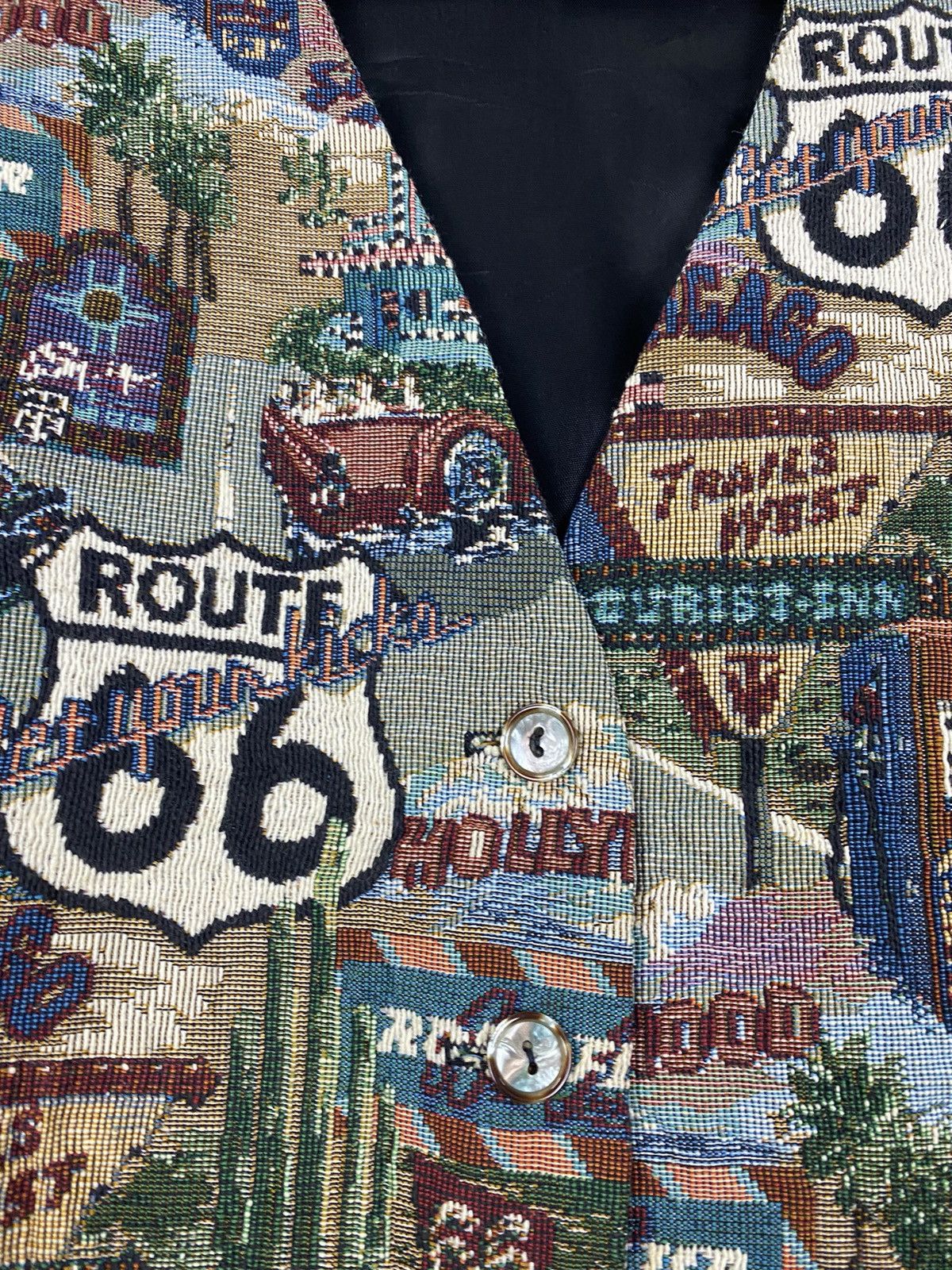 Route 66 × Vintage Vintage Route 66 Vest Size US S / EU 44-46 / 1 - 7 Thumbnail