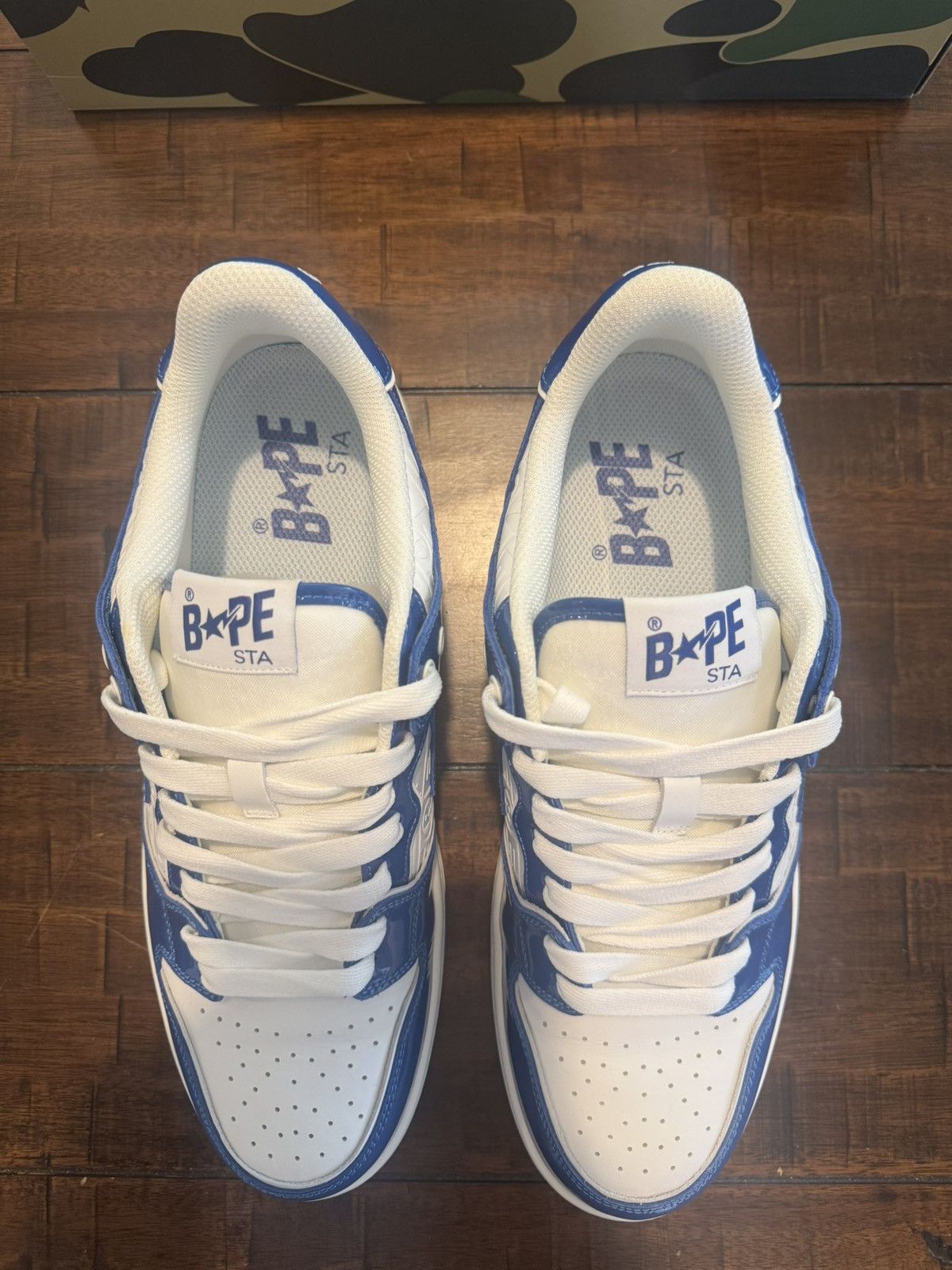 Bape BAPE Sk8 Sta #5 Luxury Sport Monogram Royal Blue Size 12 Size US 12 / EU 45 - 4 Thumbnail