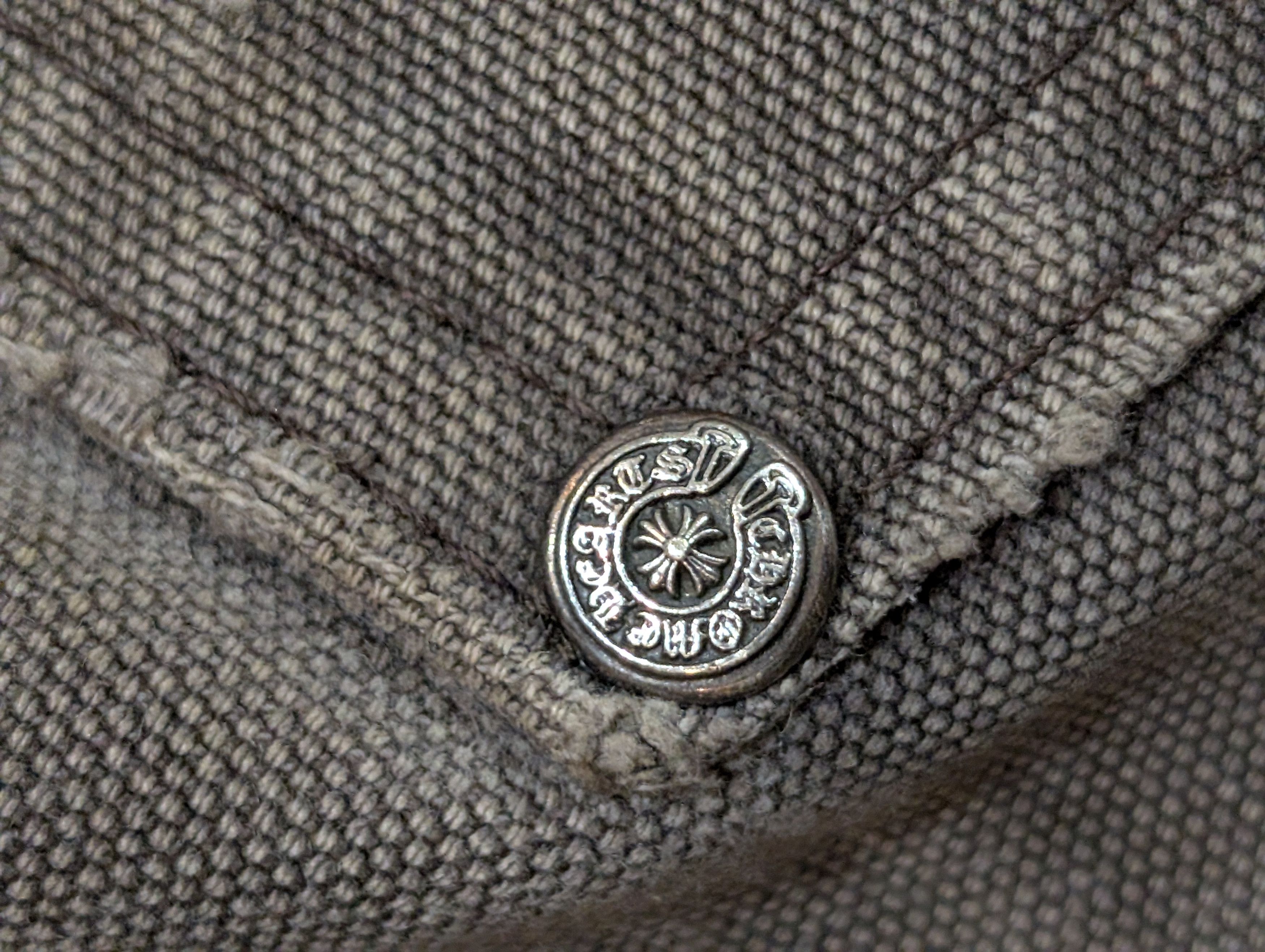 Chrome Hearts Chrome Hearts Vegas Carhartt Star Patch Double Knee Brown Size US 33 - 11 Thumbnail