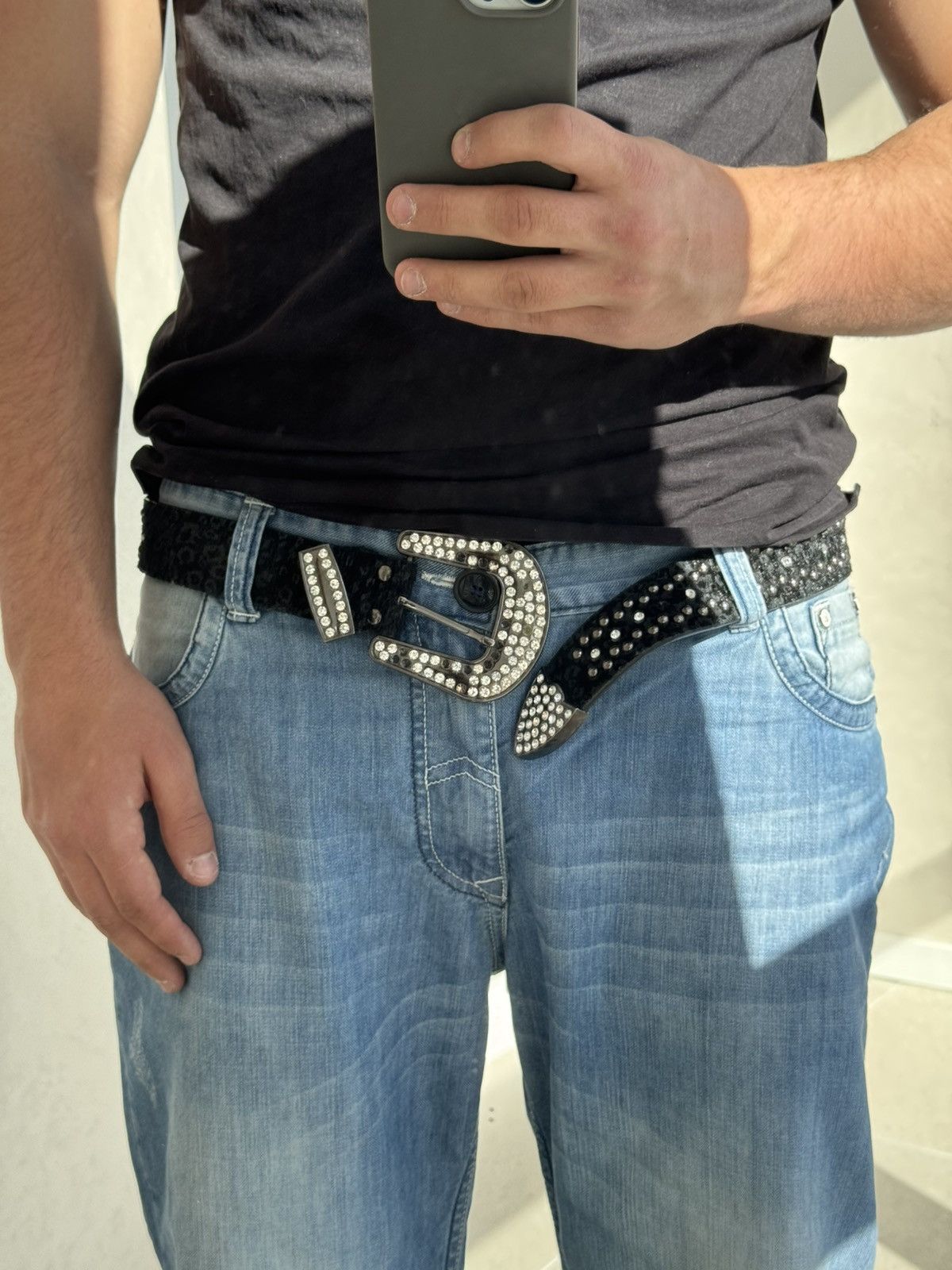 B.B. Simon Number Nine Fur FauxY2K JAPANESE BELT GOTH If Six Was Nine Size ONE SIZE - 1 Thumbnail