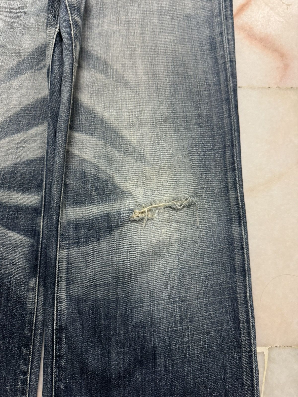 Levi's 💥Grunge💥Vintage 90s Levi's Lot552 Thrashed Distressed Insane Size US 33 - 6 Thumbnail