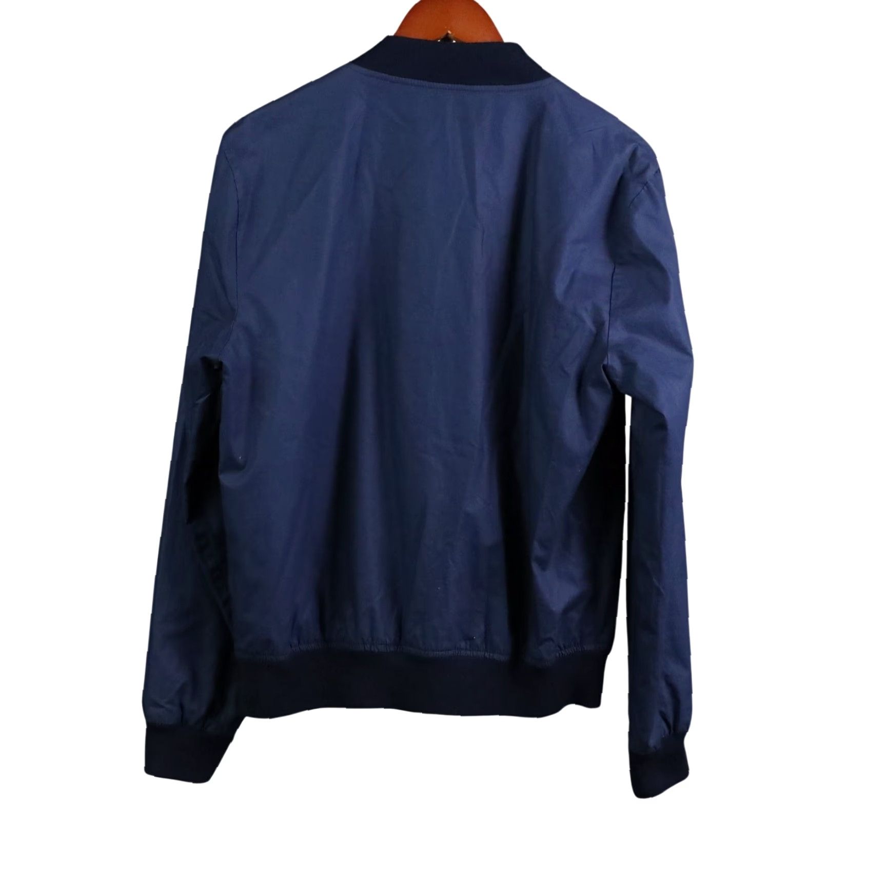 Vintage FXN Los Angeles Bomber Jacket Mens M Navy Full Zip Lightweight Casual Streetwear Size US M / EU 48-50 / 2 - 2 Thumbnail