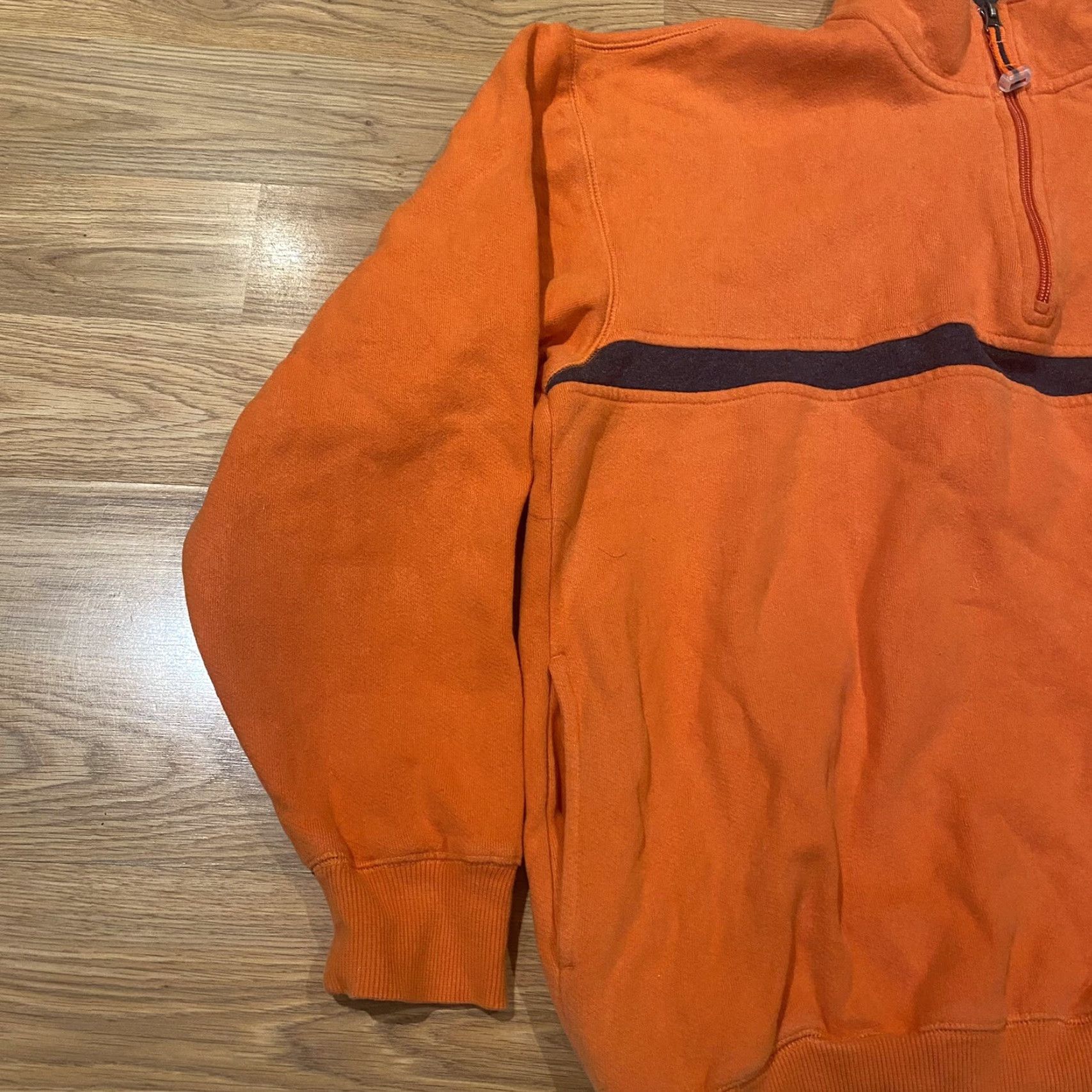 Vintage VINTAGE Antigua Baltimore Orioles Long Sleeve 1/4 Zip Pullover Sweatshirt Men M Orange Crew Neck Logo Sweatshirt Orioles Golf Mens Size US M / EU 48-50 / 2 - 5 Thumbnail