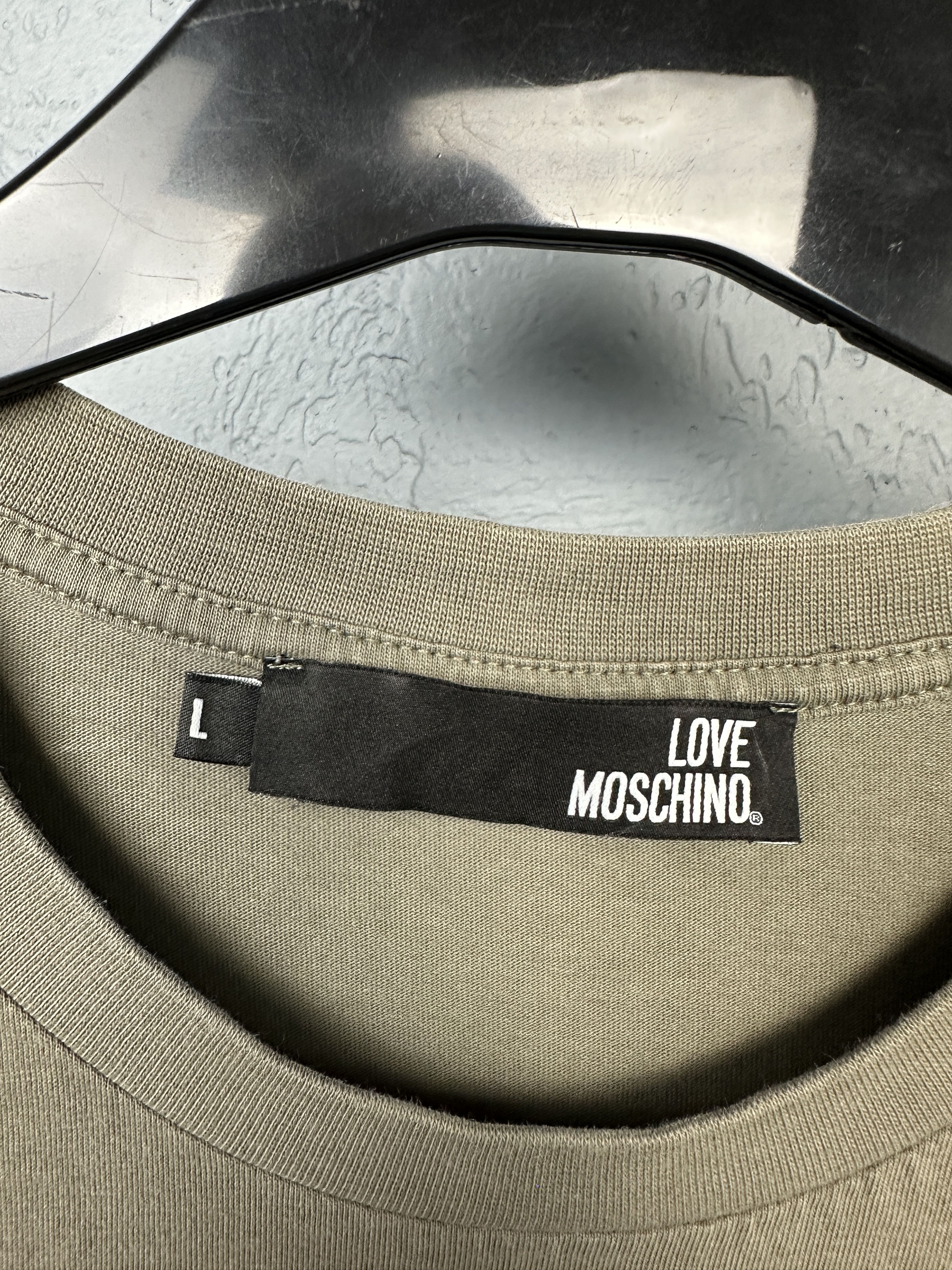 Moschino Love Moschino Vintage Mens Big Logo T-Shirt Size US L / EU 52-54 / 3 - 4 Thumbnail