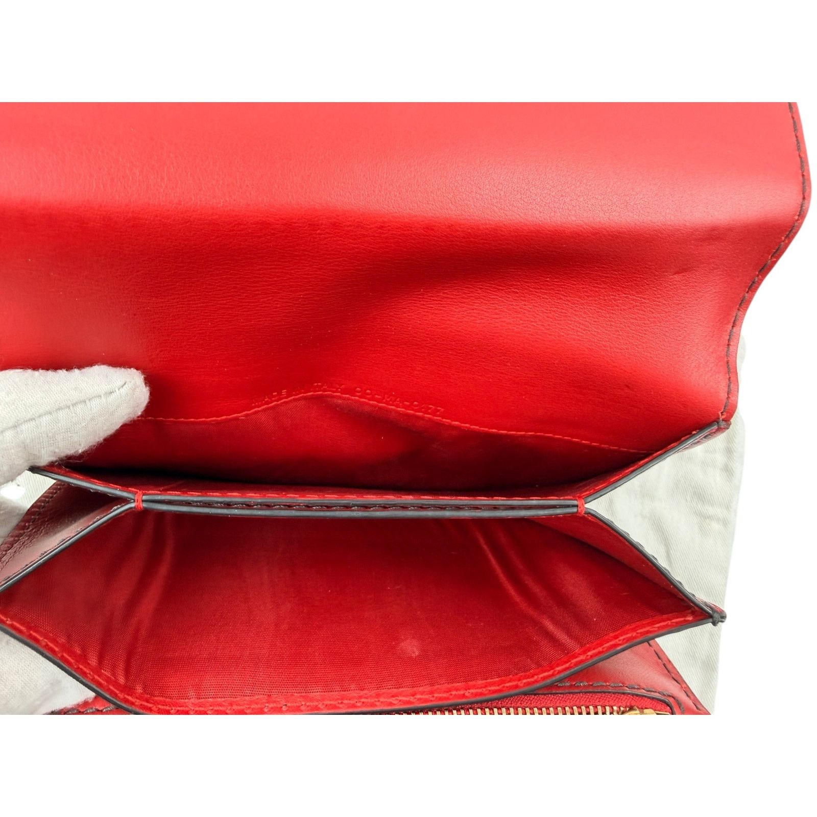 Dior Dior Dioramour Red Clutch with Chained Wristlet Size ONE SIZE - 16 Thumbnail
