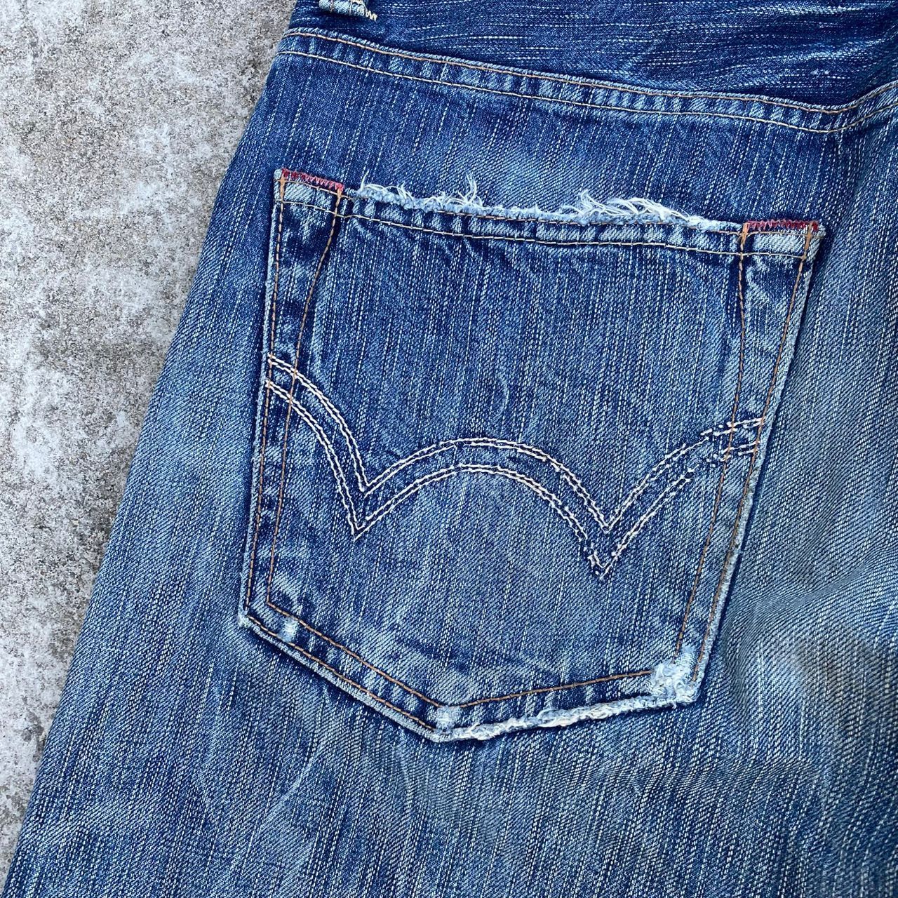 Edwin Vintage Edwin 503 Distressed Denim Kurt Cobain Style Size US 34 / EU 50 - 13 Thumbnail