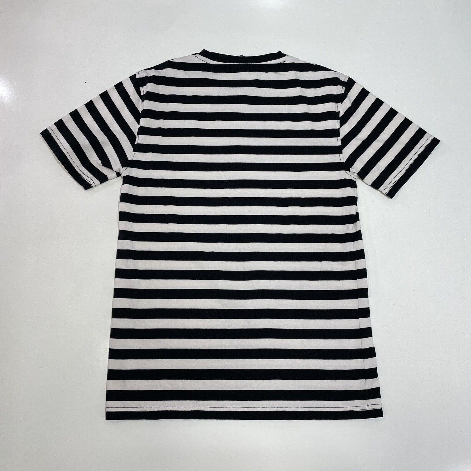 Broken Promises Co. Broken Promises Mens T-shirt Purple Rose Black/White Striped Size US M / EU 48-50 / 2 - 7 Thumbnail