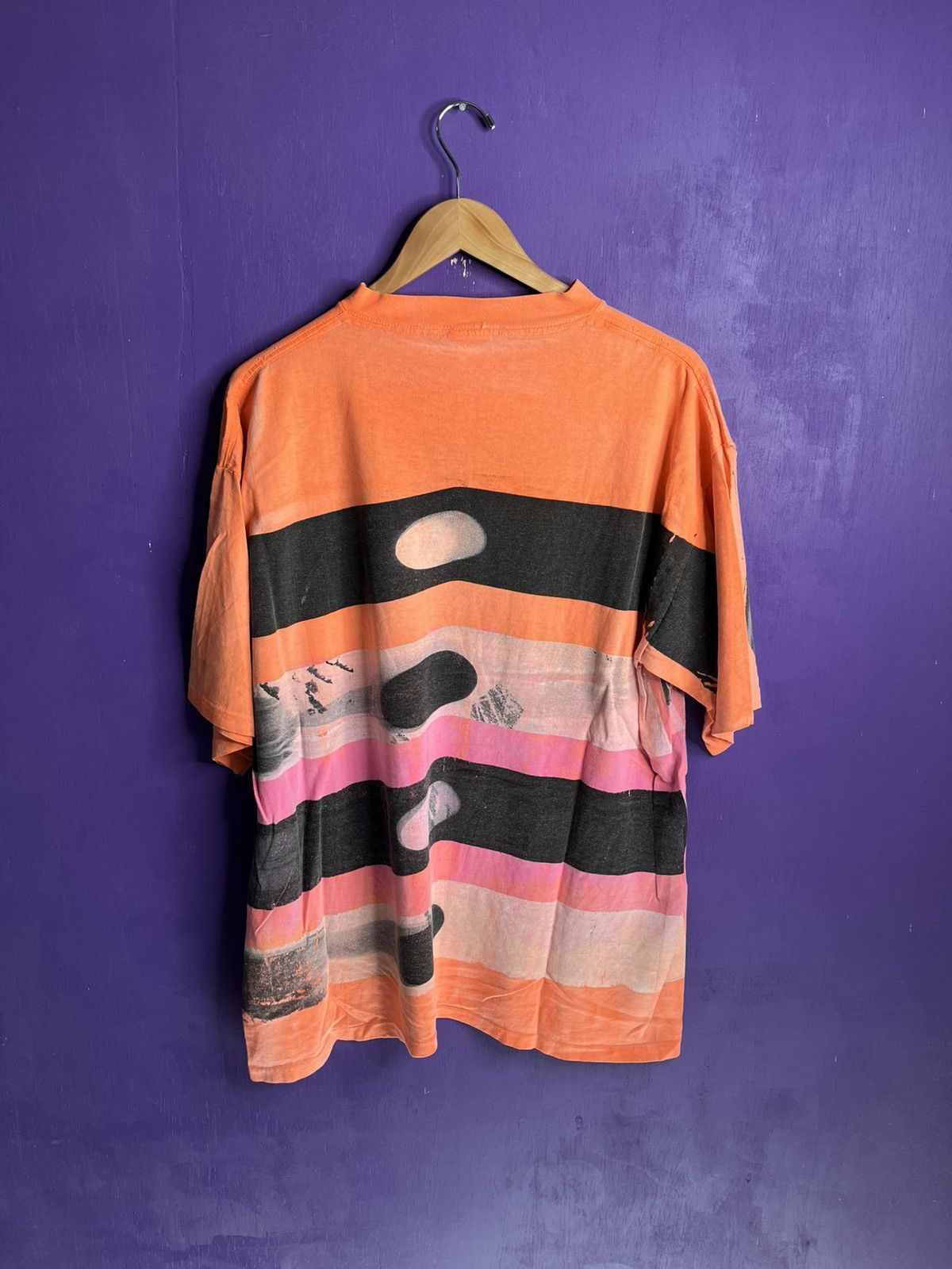 Bugle Boy × Vintage Vintage 90s Bugle boy Saturns moons/rings t-shirt Size US XL / EU 56 / 4 - 2 Thumbnail