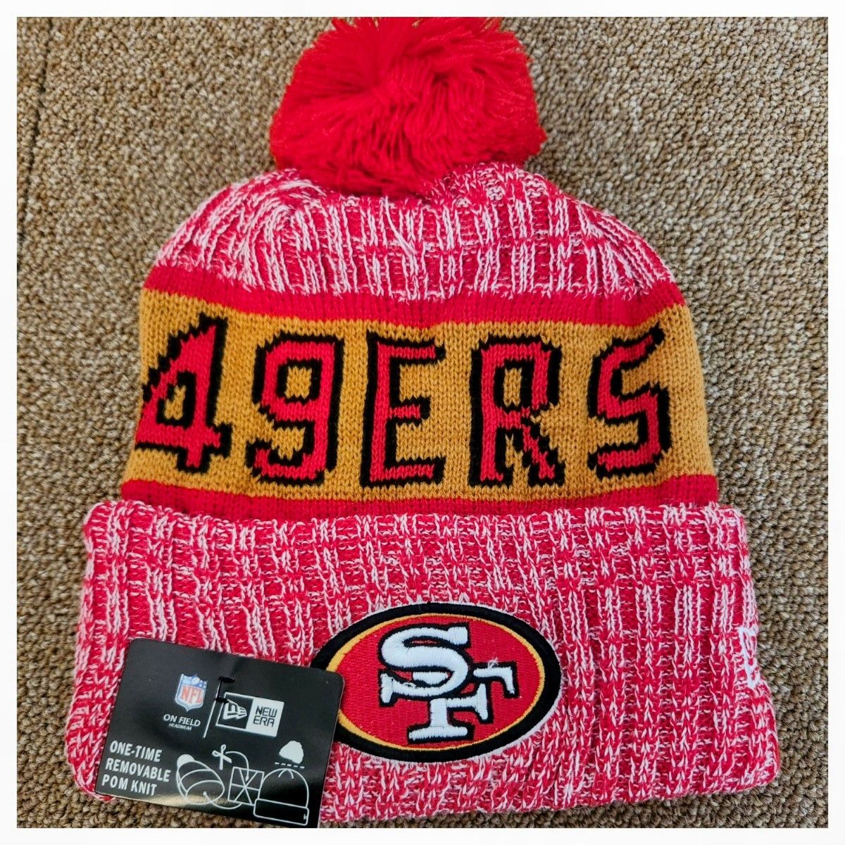 New Era SAN FRANCISCO 49ERS NFL FOOTBALL BEANIE HAT. Size ONE SIZE - 1 Preview