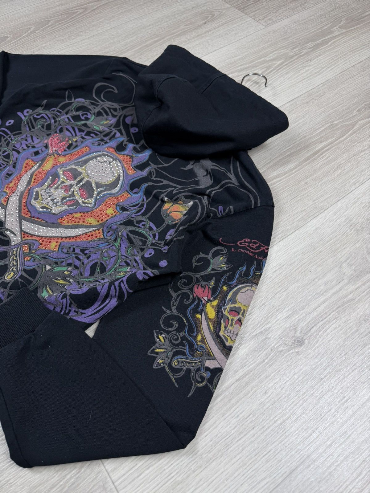 Ed Hardy Ed Hardy by Christian Audigier Women Zip Hoodie Big Logo Size S / US 4 / IT 40 - 9 Thumbnail