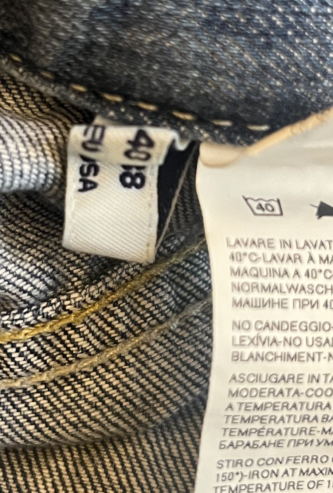 Armani Authentic Armani Jeans 100% Cotton Denim Jeans Size 38 US Size US 38 / EU 54 - 13 Thumbnail