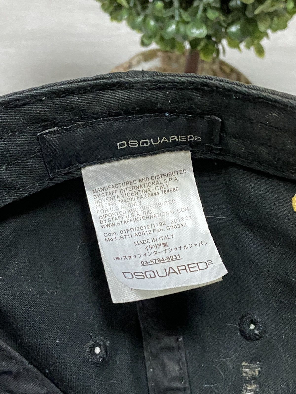 Dsquared2 Dsquared2 Canada 🍁 wild free painted fade Italy cap Size ONE SIZE - 3 Thumbnail