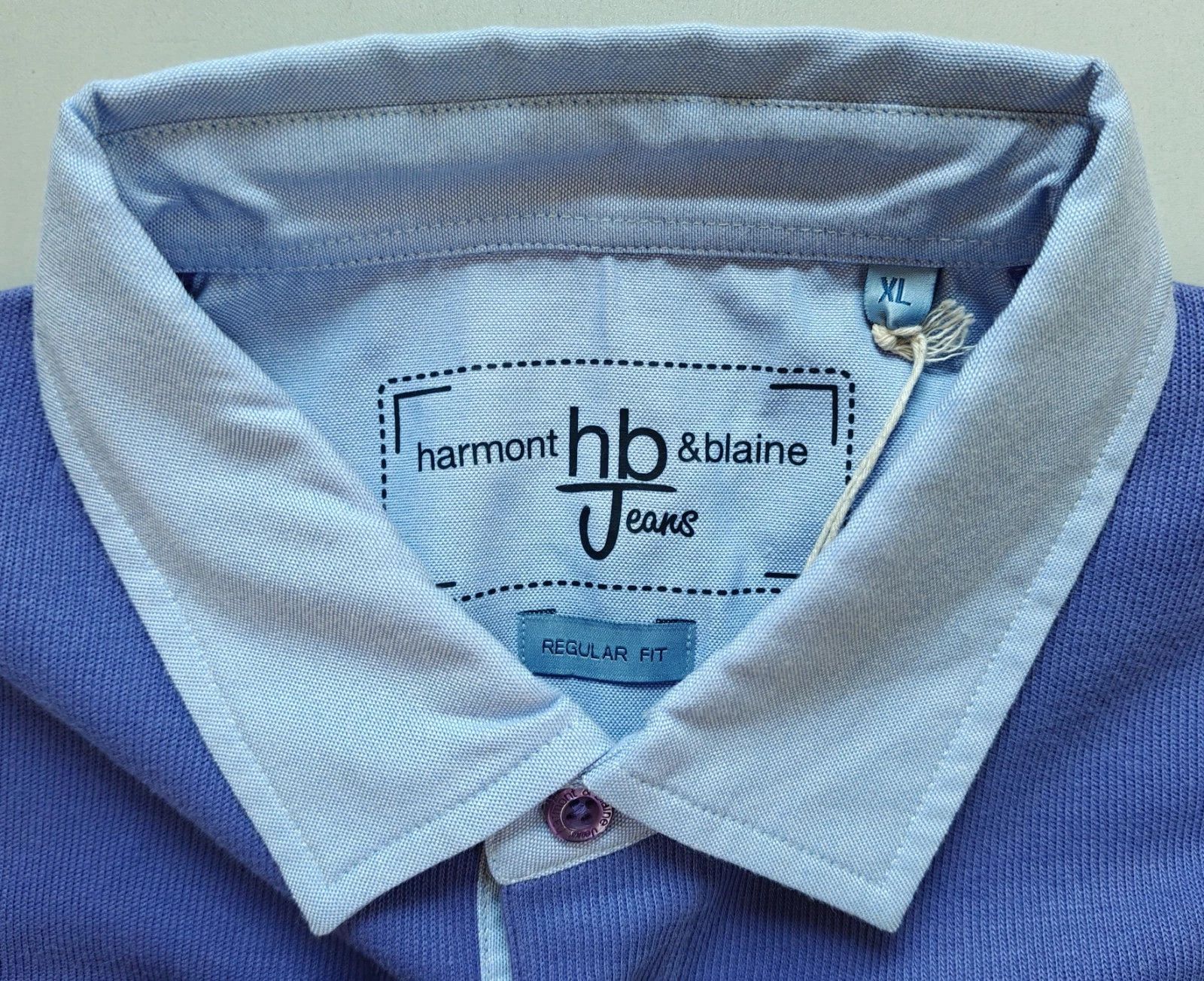 Harmont & Blaine Harmont & Blaine Jeans (HBJ) Longsleeves Polo Shirt T-0032 Size US XL / EU 56 / 4 - 5 Thumbnail