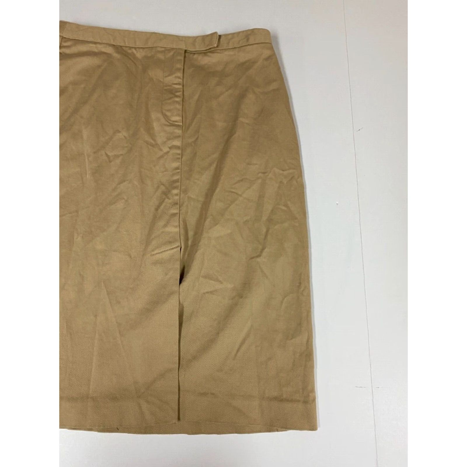 Vintage The Limited Skirt 6 Beige A-Line Knee Length Womens Stretch Raffled Casual Vintage No Size 28" / US 6 / IT 42 - 2 Thumbnail