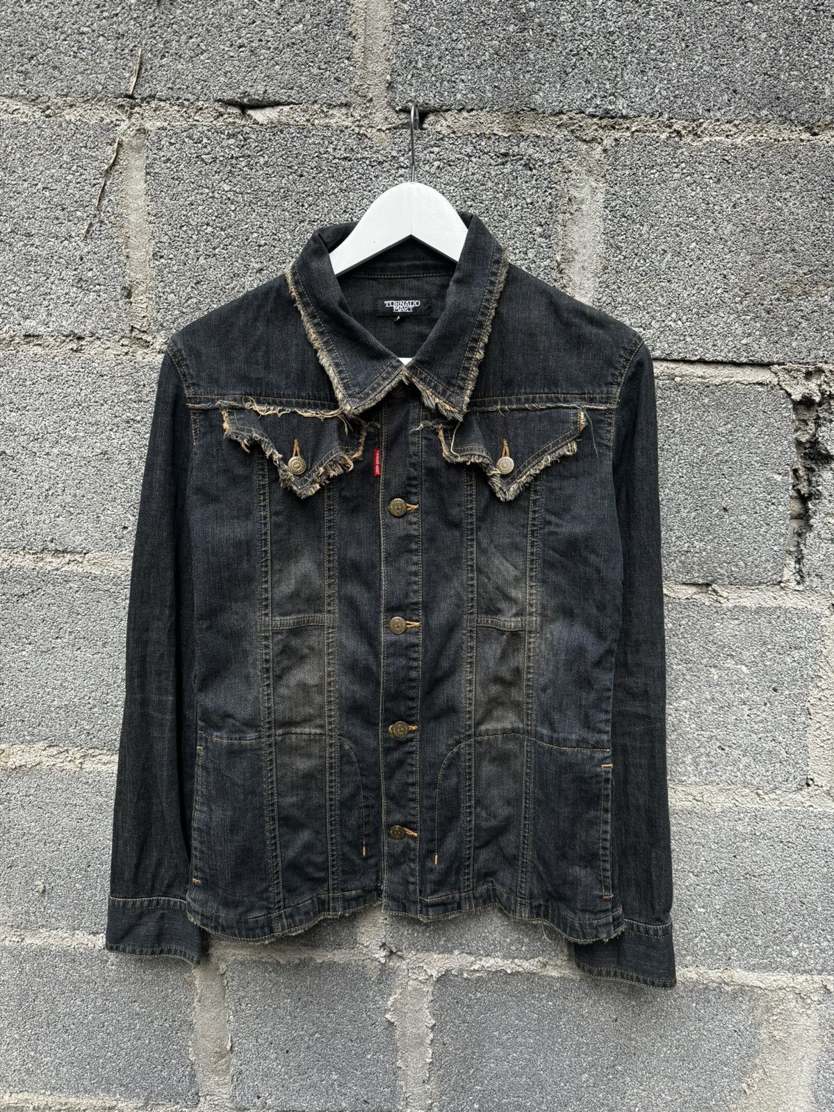 Tornado Mart Fringe Denim Jacket