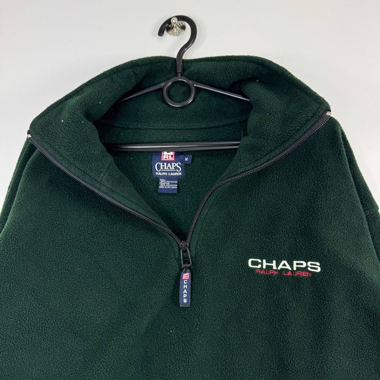 Chaps Ralph Lauren Vintage Chaps Ralph Lauren Quarter Zip Fleece Pullover M Size US M / EU 48-50 / 2 - 3 Thumbnail