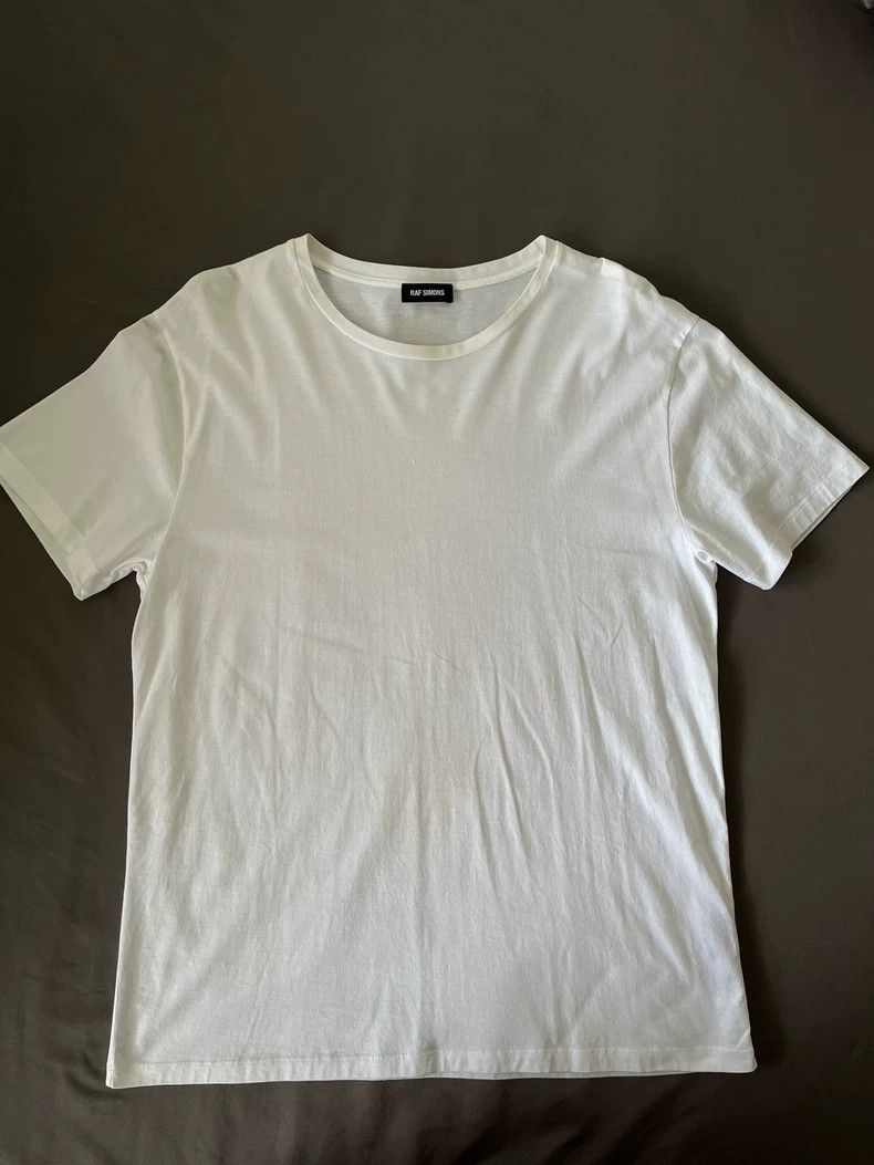 Raf Simons Raf simons White short-sleeved T-shirt Size US L / EU 52-54 / 3 - 4 Thumbnail