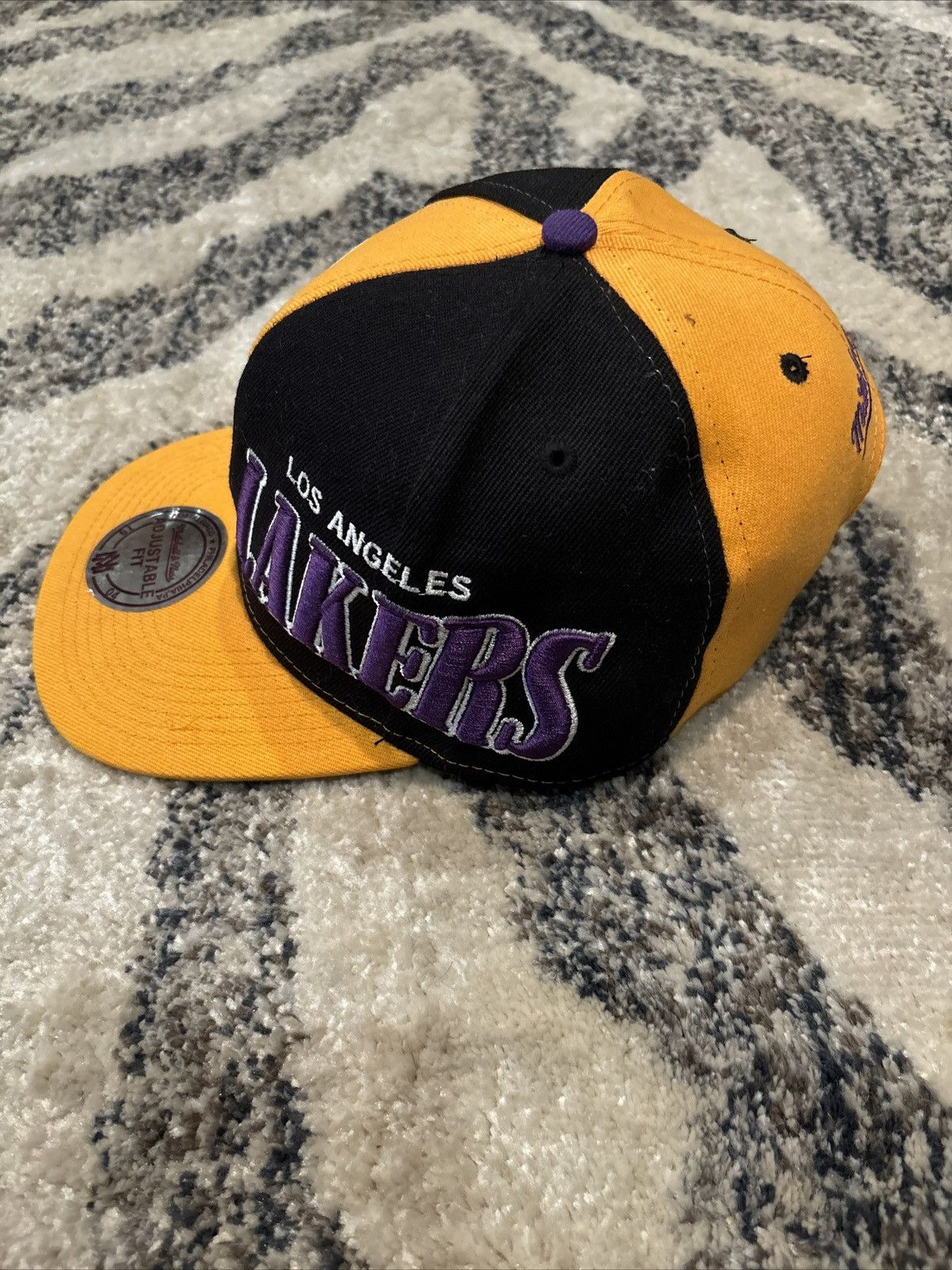 Mitchell & Ness Los Angeles Lakers Mitchell Ness SnapBack Vintage Size ONE SIZE - 2 Thumbnail