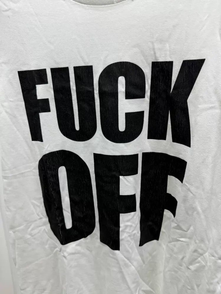 Number (N)ine Sz 3 Number Nine 06SS "Fuck Off" Tee-2505 Size US L / EU 52-54 / 3 - 2 Thumbnail