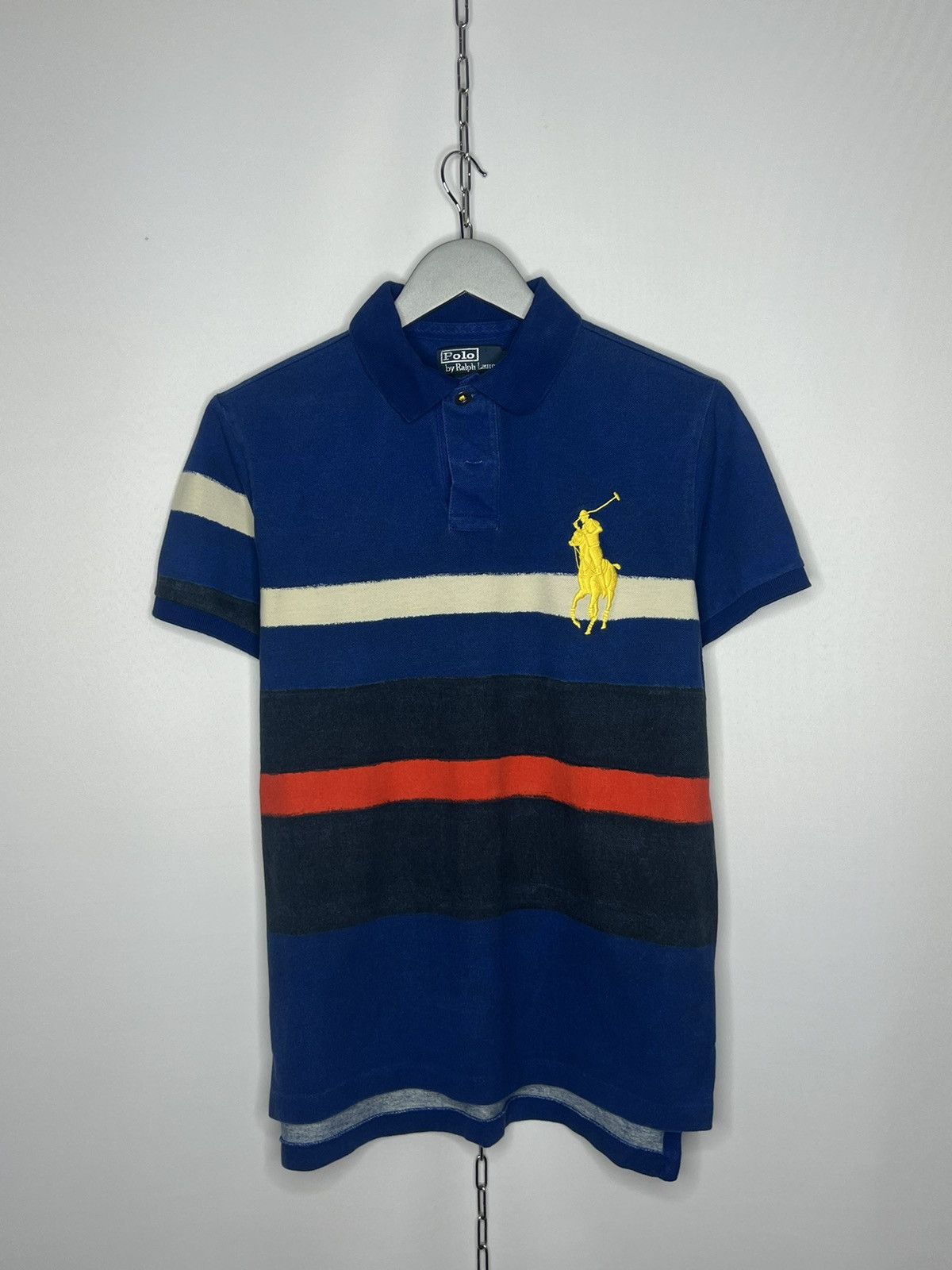 Vintage 🐎Vintage Polo Ralph Lauren R-35 Big Pony Polo Shirt🐎 Size US M / EU 48-50 / 2 - 1 Thumbnail