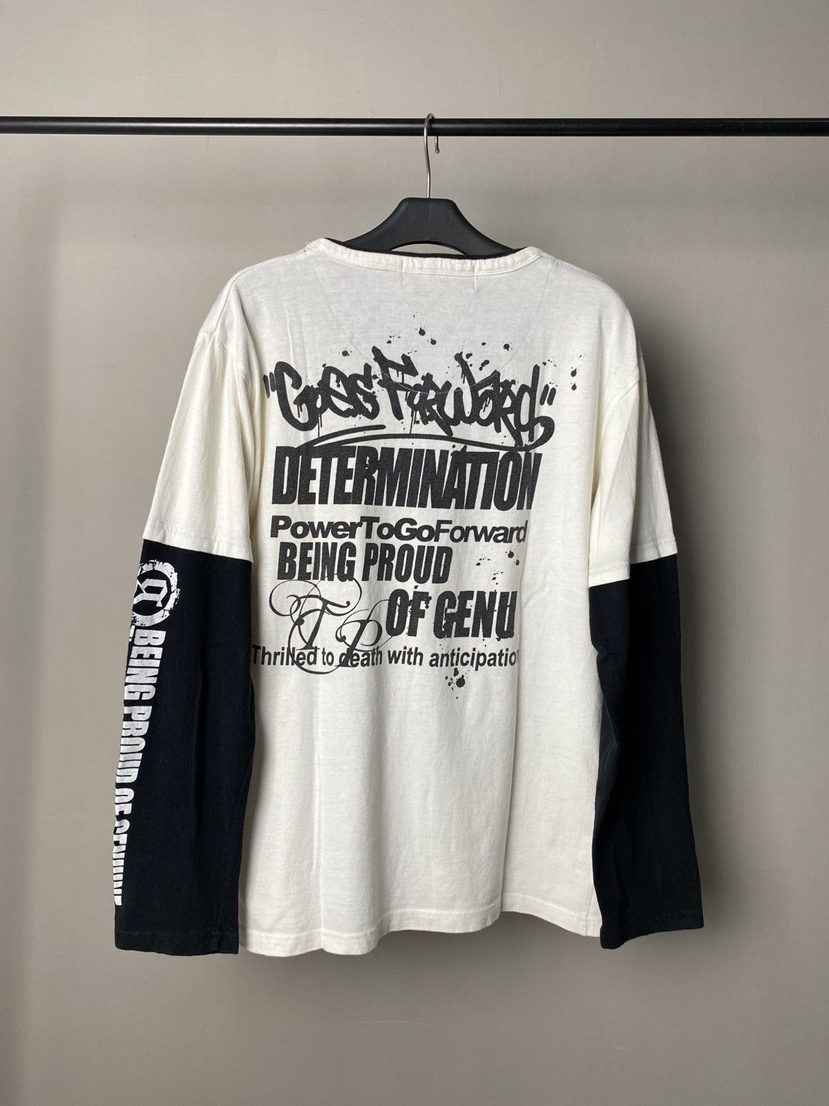 Beauty Beast × Hysteric Glamour × If Six Was Nine Beaumont Carr Poem Double Layer Longsleeve Size US M / EU 48-50 / 2 - 2 Thumbnail