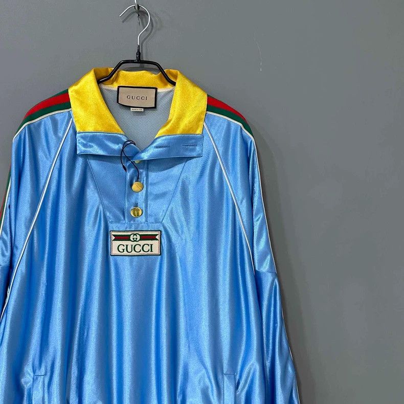 Gucci Gucci Belt logo striped silk sweatshirt 2506-Nextarrow Size US M / EU 48-50 / 2 - 2 Thumbnail