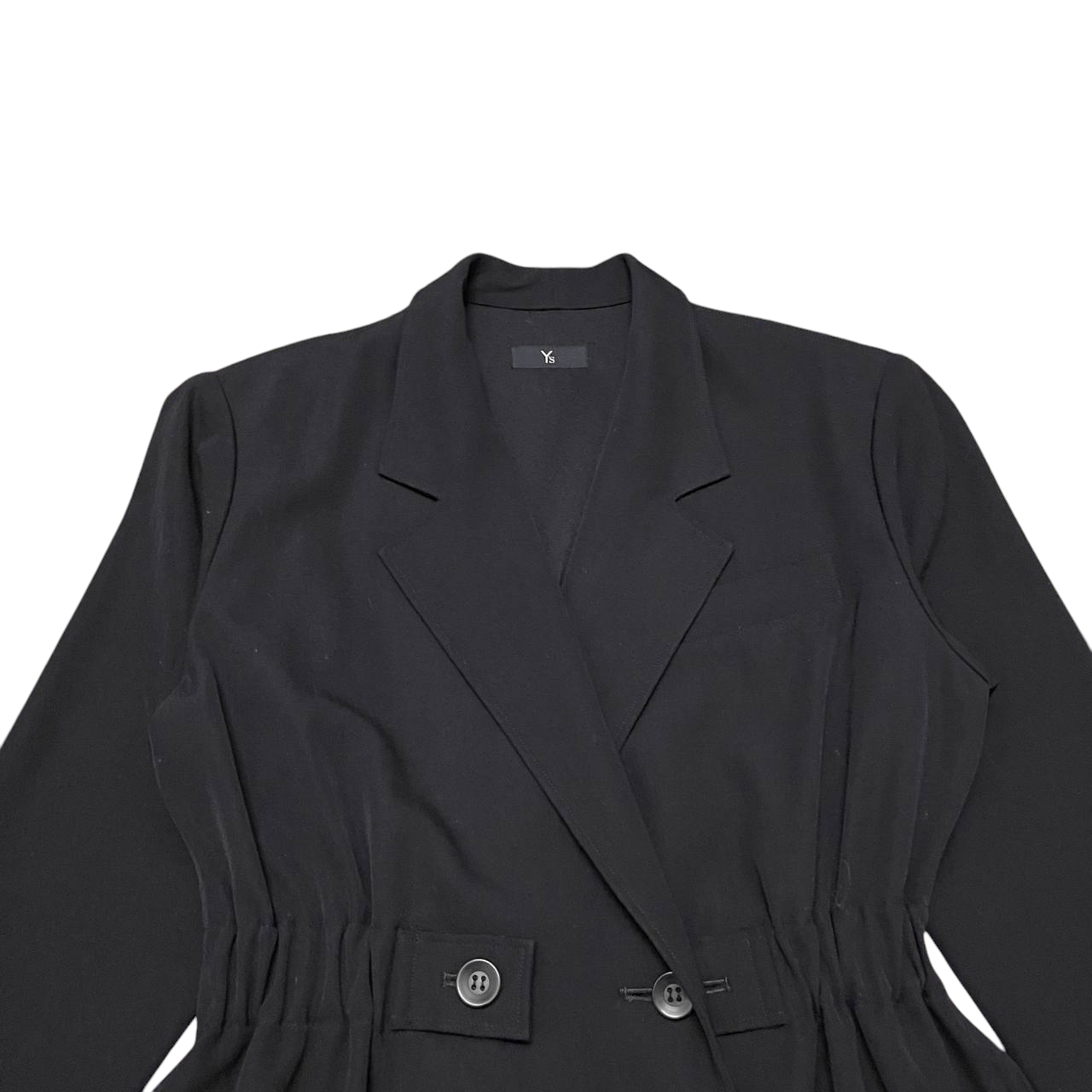 Yohji Yamamoto Yohji Yamamoto Wool Dress Long Coat Size M / US 6-8 / IT 42-44 - 2 Thumbnail