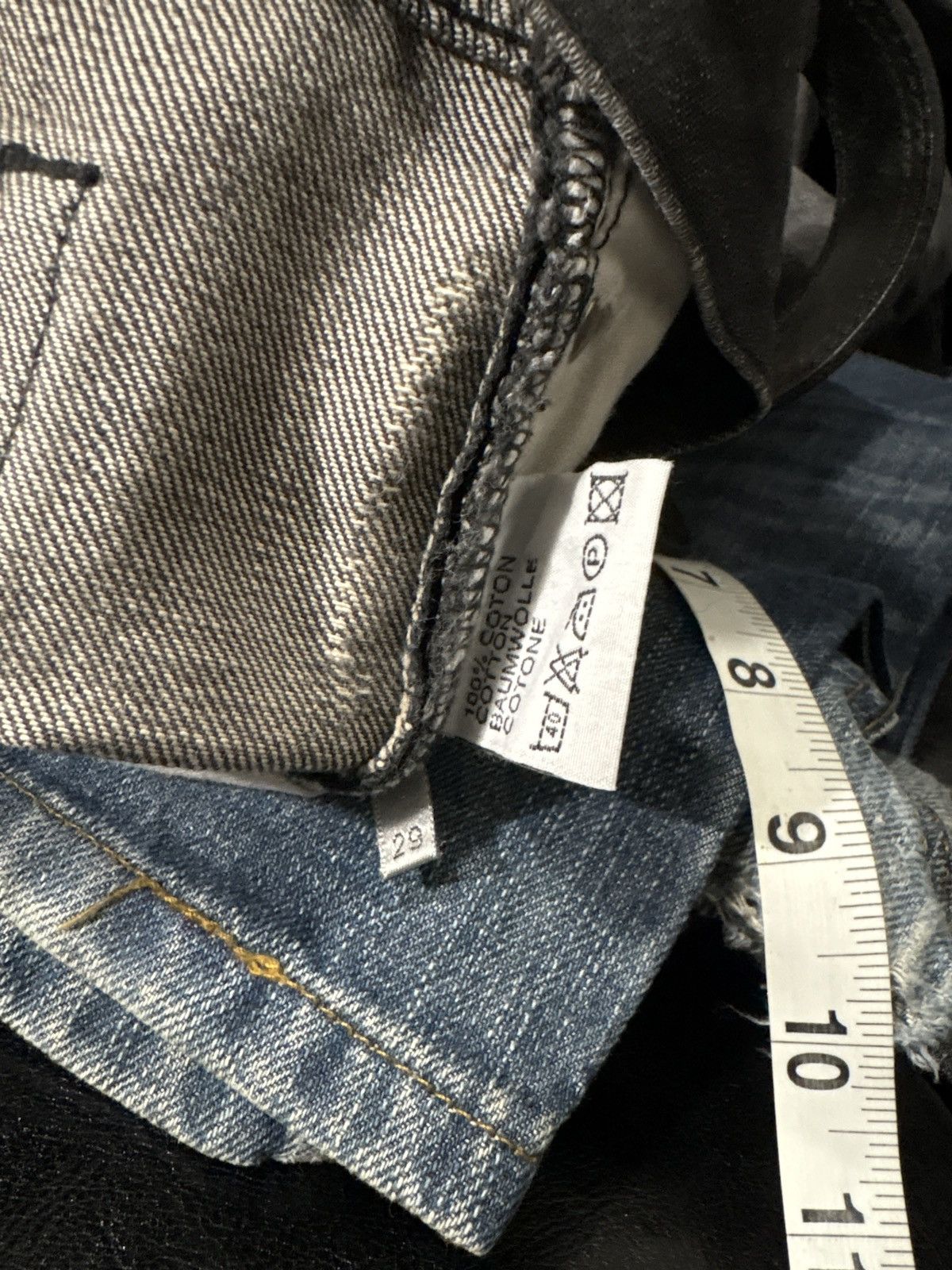 Dior 2003 “Follow Me” Clawmark Denim Size US 29 - 7 Thumbnail